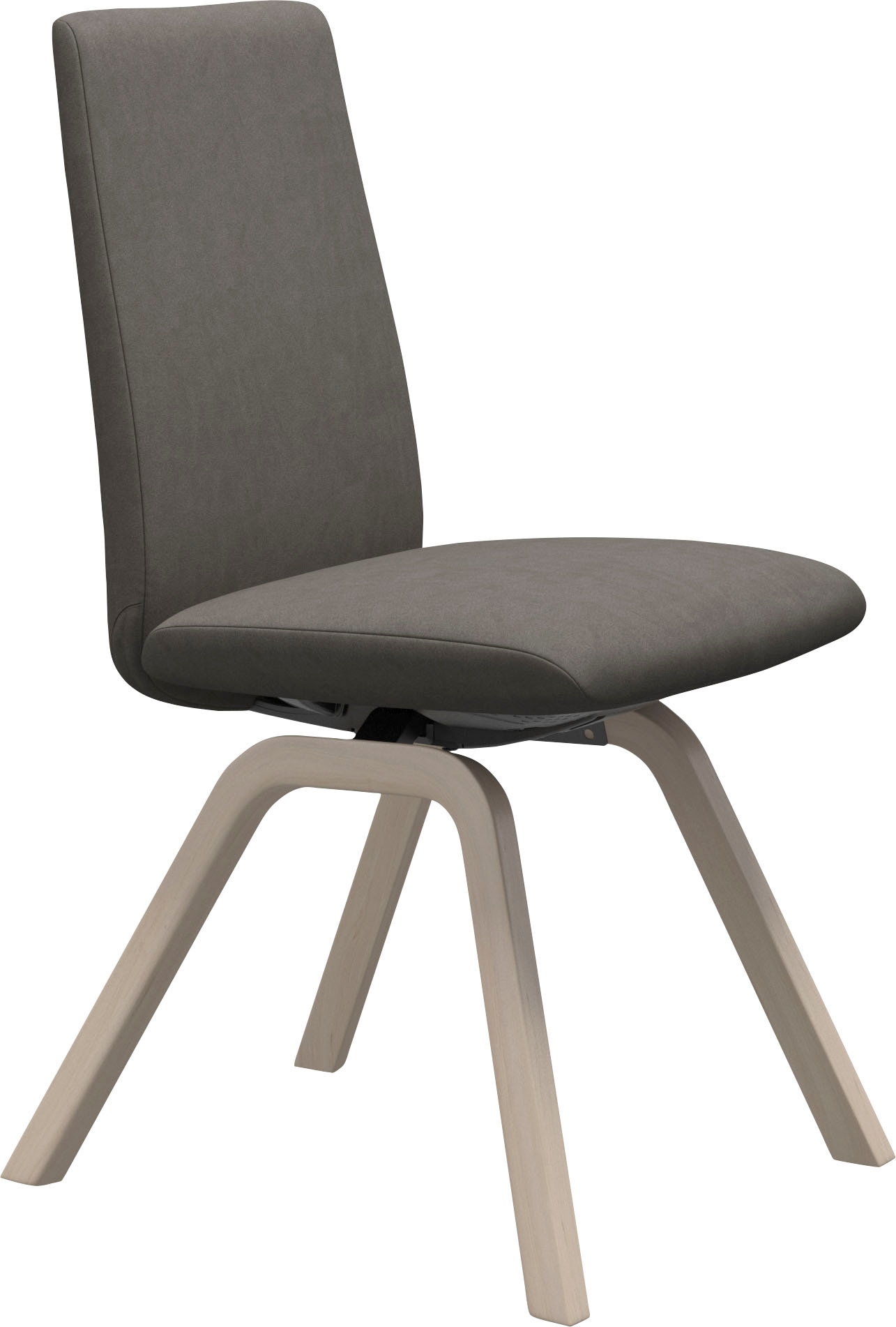 Stressless® Polsterstuhl »Laurel«, Microfaser DINAMICA, Low Back, Größe M, mit schräggestellten Beinen in Eiche gekalkt