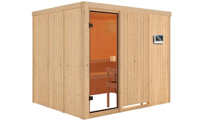 welltime Sauna »Naimi«, (Set), 9-kW-Bio-Ofen mit ext. Steuerung kaufen