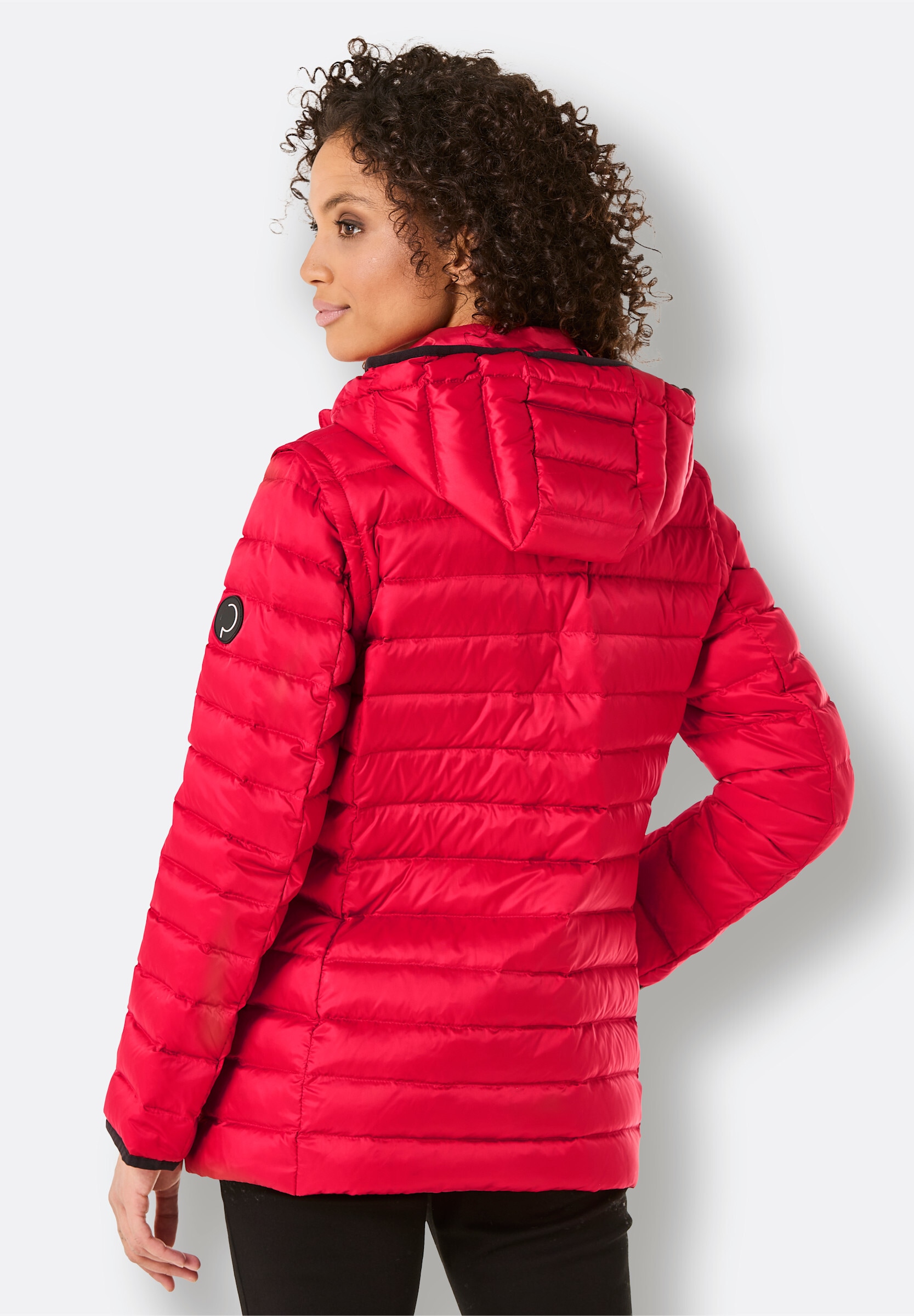 creation L Daunenjacke »Daunen-Steppjacke Daunenjacke als Jacke und Weste tragbar« Abnehmbare Kapuze