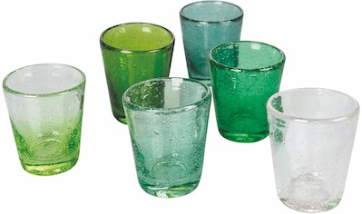 Gläser-Set »Cancun Greenery«, (Set, 6 tlg.), Wassergläser-Set, 6-teilig, Inhalt 330 ml
