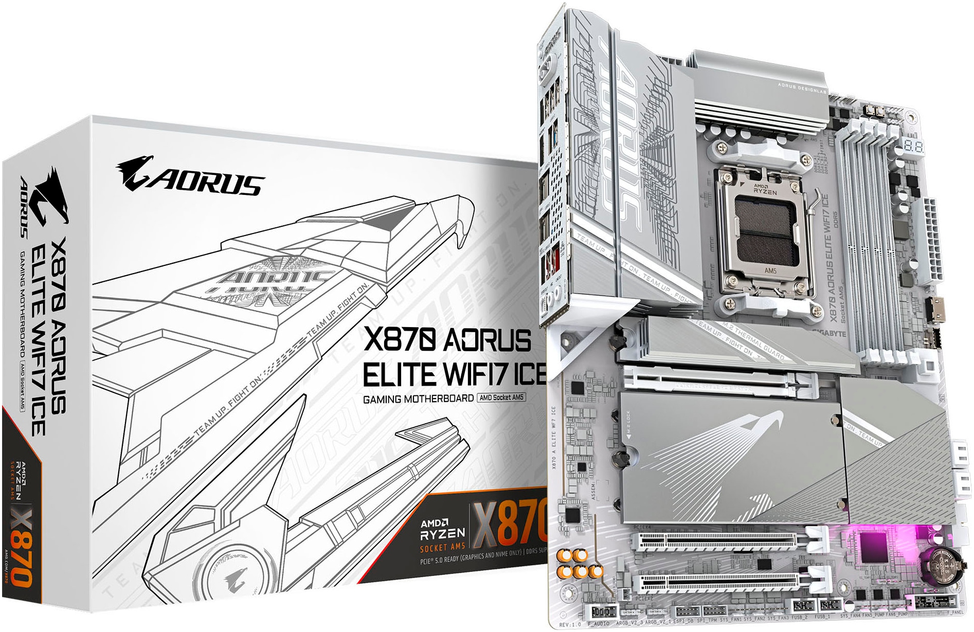 Mainboard »X870 AORUS ELITE WIFI7 ICE«