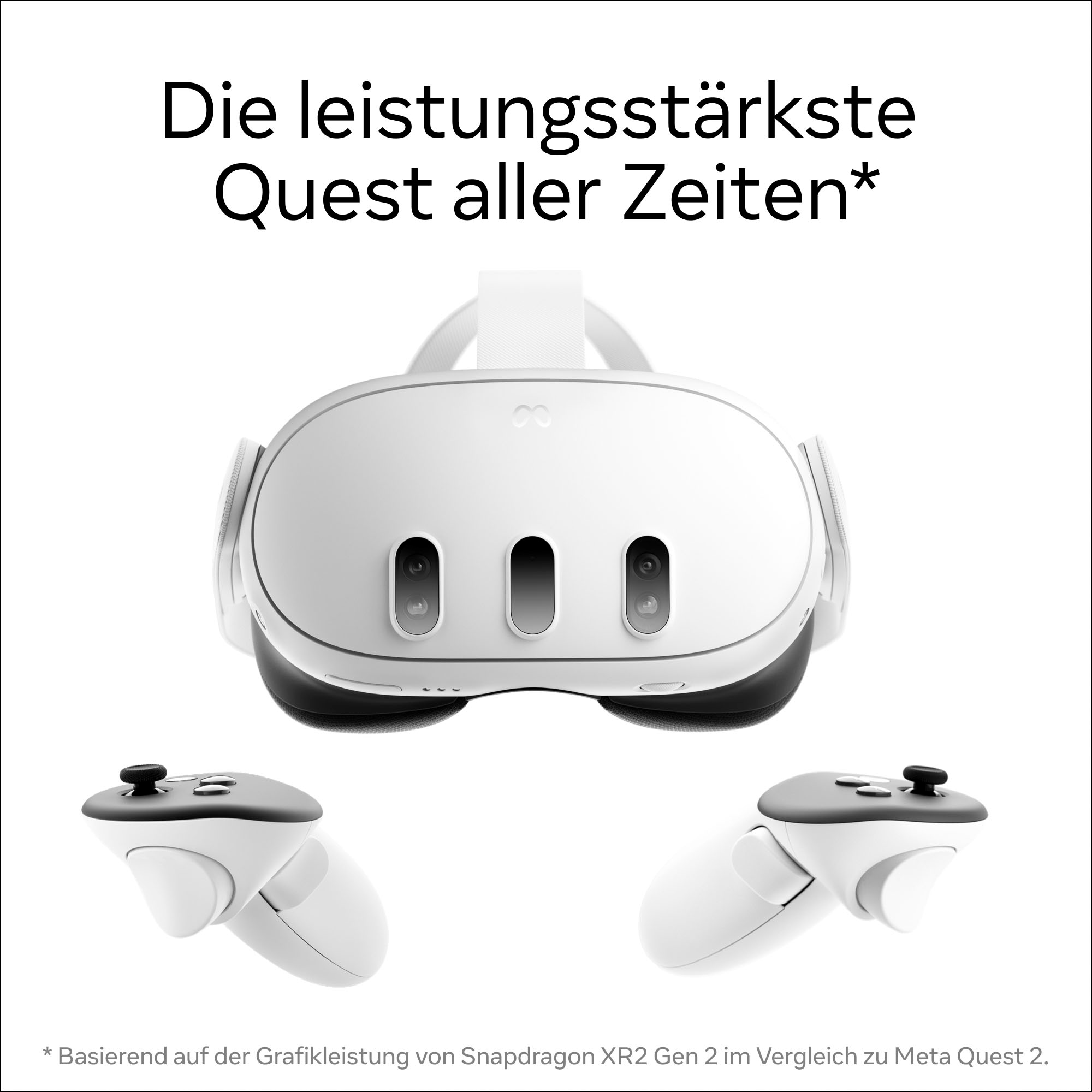 Meta Virtual-Reality-Brille »Quest 3«, (Packung)
