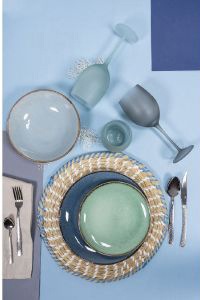Villa d'Este Gläser-Set »Happy Hour Ocean«, (Set, 6 tlg.), Wassergläser-Set, 6-teilig, Inhalt 500 ml