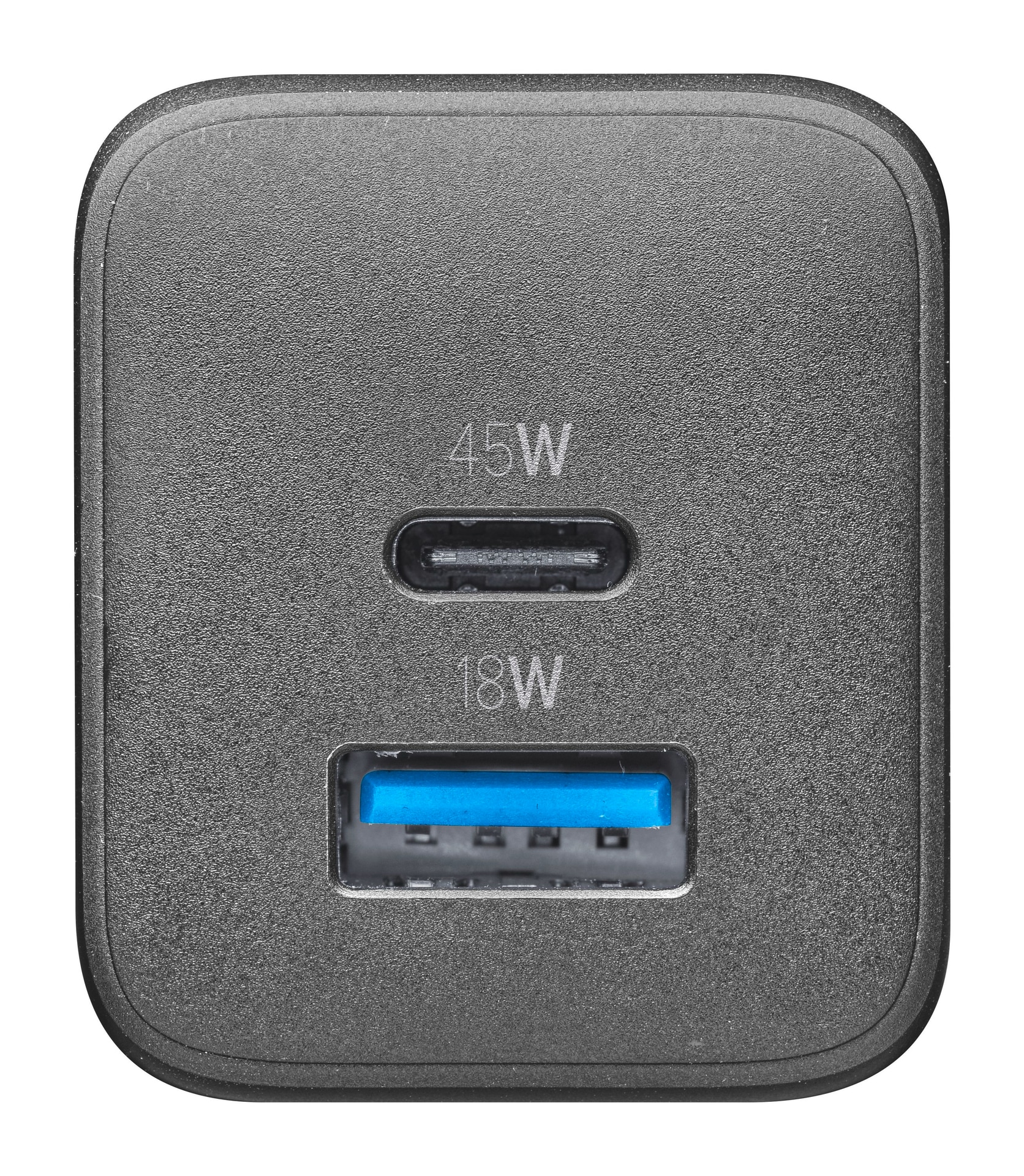 Cellularline USB-Ladegerät »Charger Multipower Micro 45W GaN 2 Ports«, Ladegerät Lader für Samsung Galaxy, Apple iPhone, Google Pixel