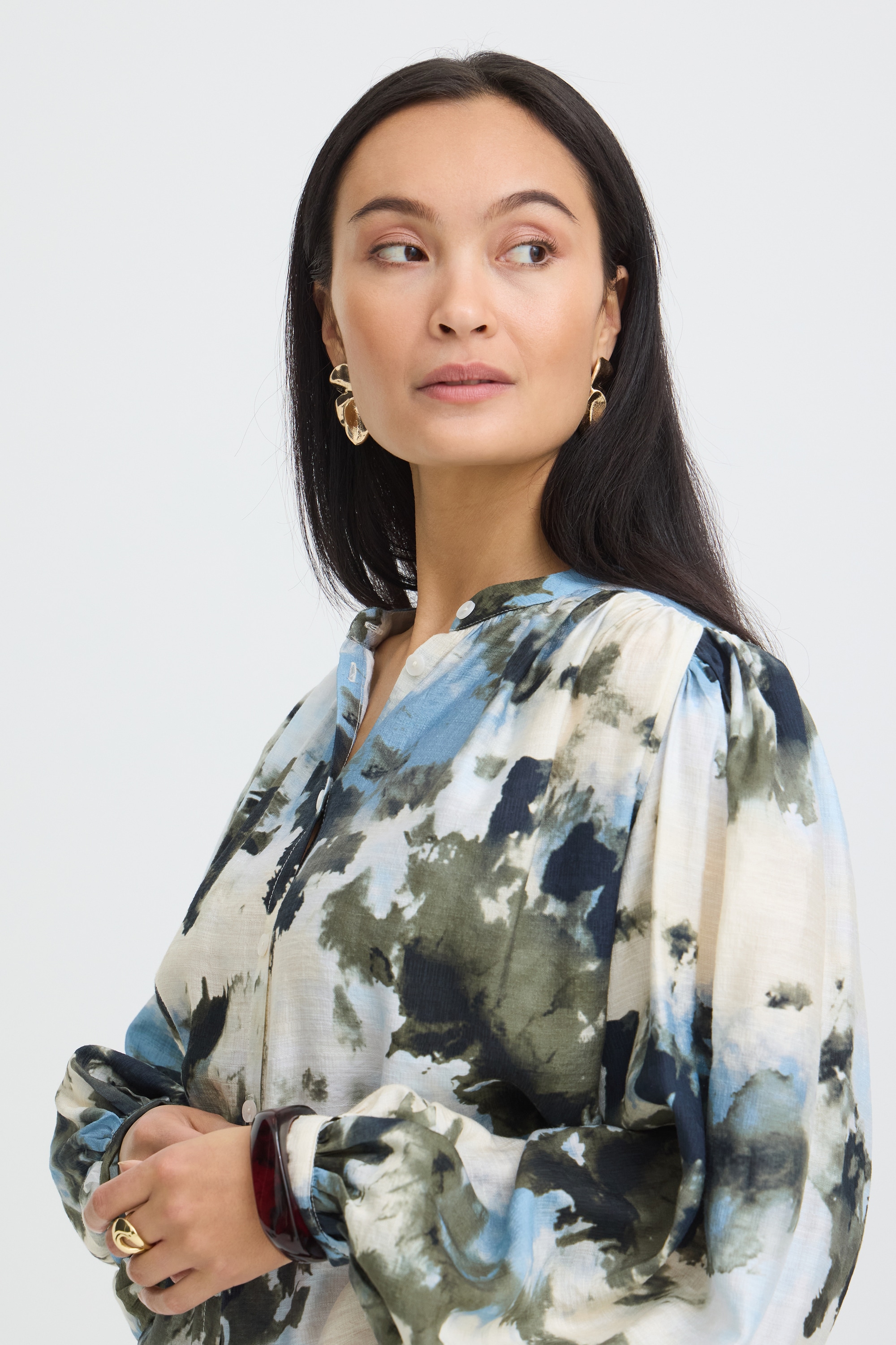 fransa Langarmhemd »Damen Langarm FRARIANA«