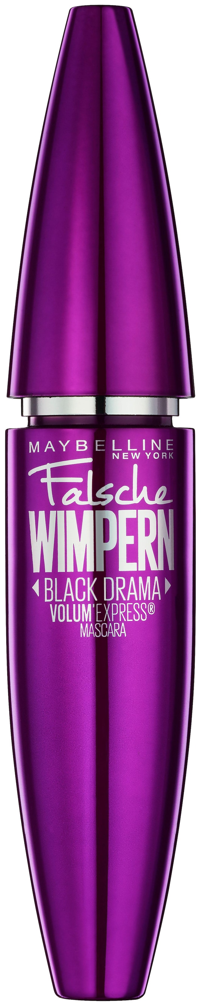 MAYBELLINE NEW YORK Mascara »Volum' Express Falsche Wimpern Black Drama«, mit patentierter Löffelbürste