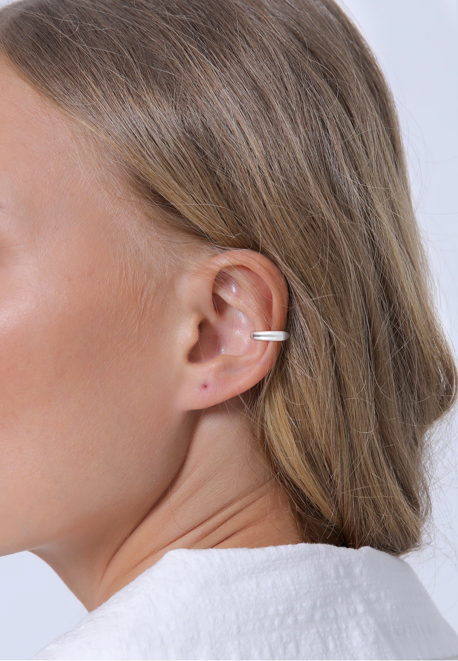 Elli Ohrklemme »Ohrringe Earcuff Single Markant Basic Look 925 Silber«