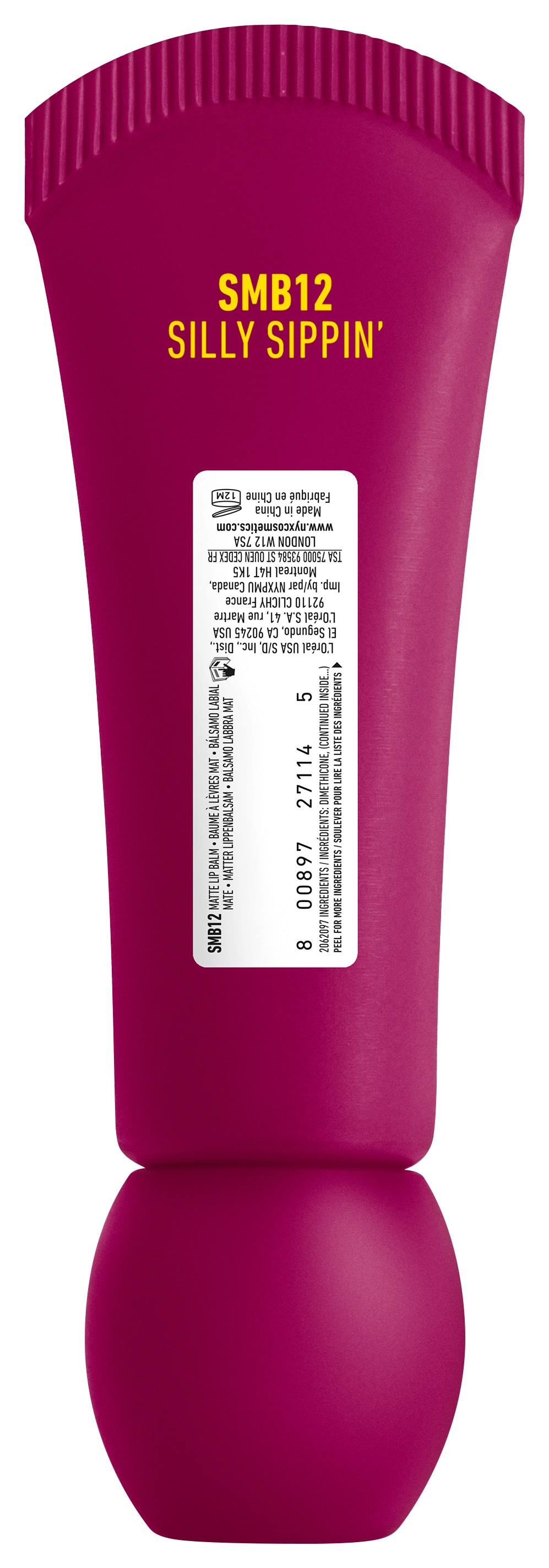 NYX Lippenbalsam »NYX Professional Makeup Smushy Matte Lip Balm«