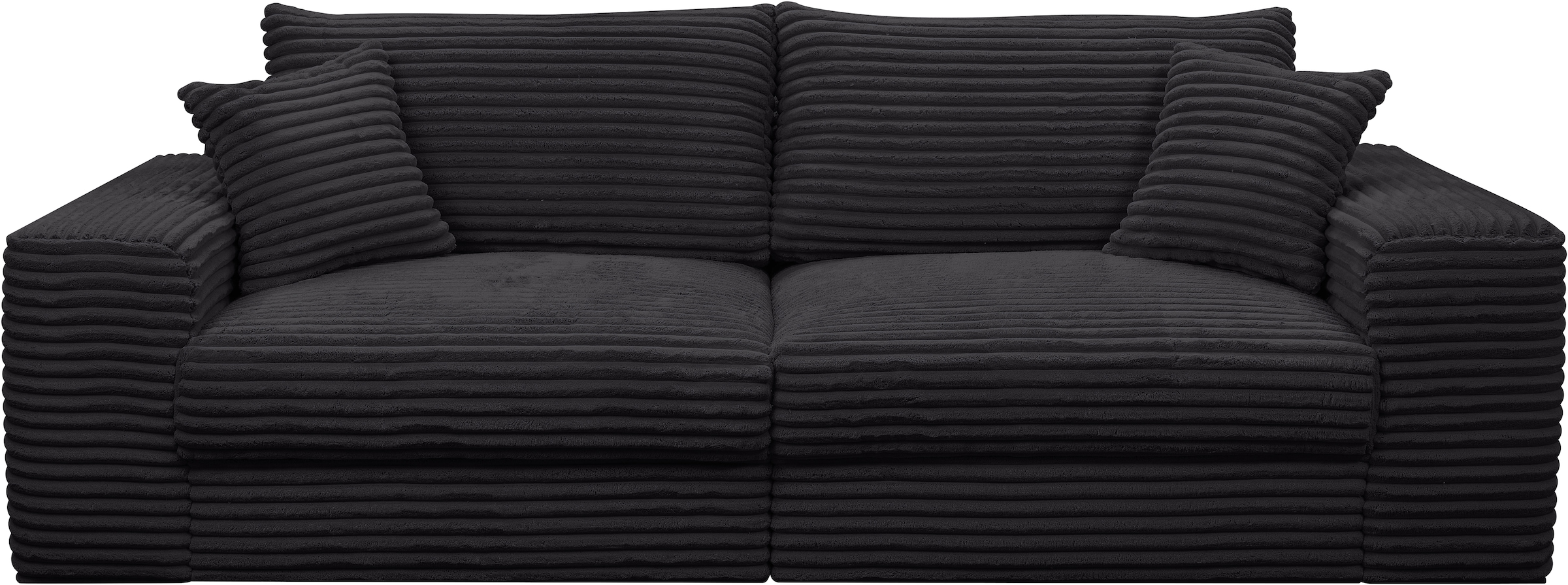 WERK2 Big-Sofa »Rozzana mit viel Platz und aktuellen Bezugsvarianten«, mit losen Rückenkissen