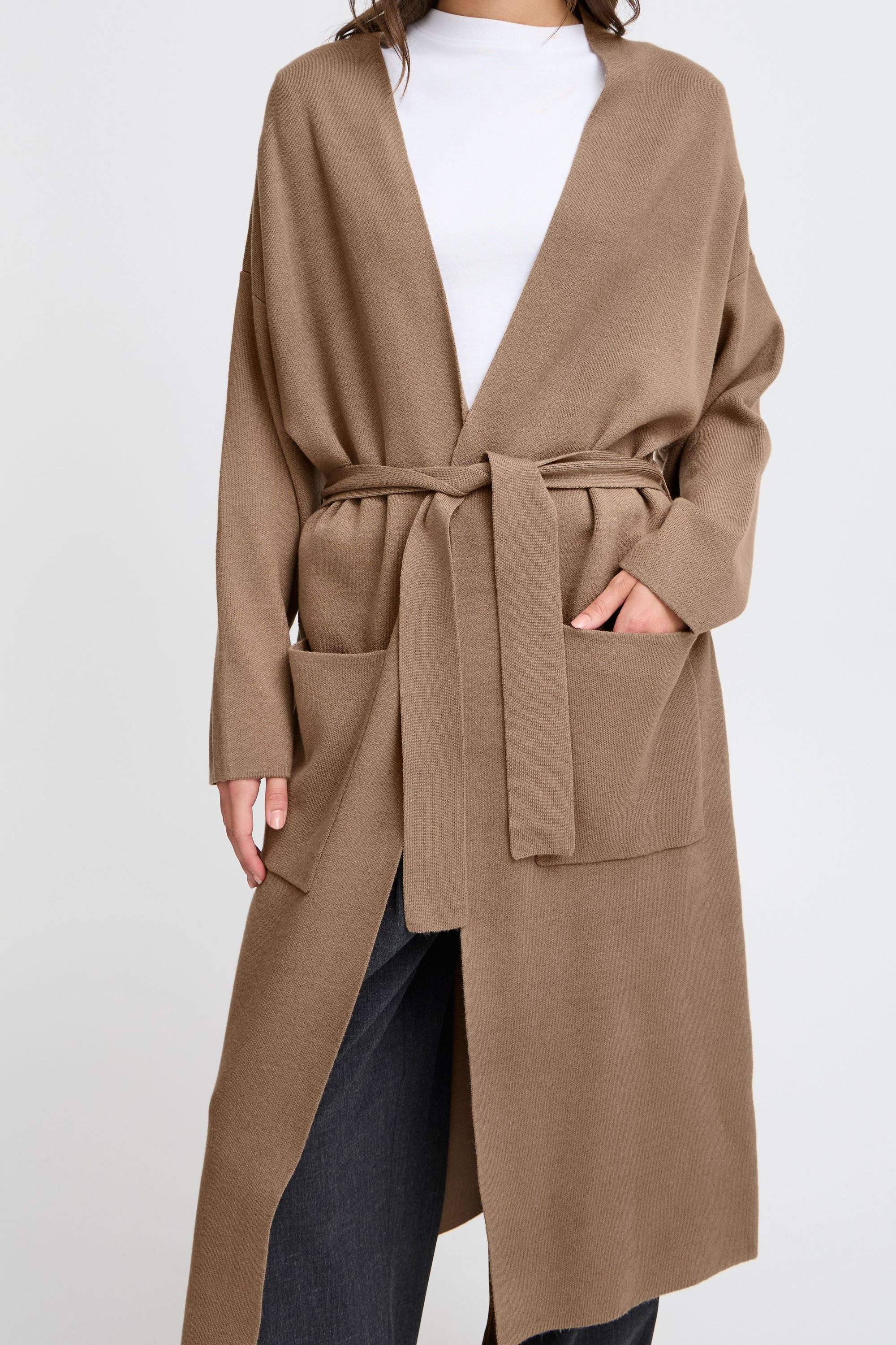 b.young Strickjacke »Strickjacke BYMIRAN LONG CARDIGAN -«