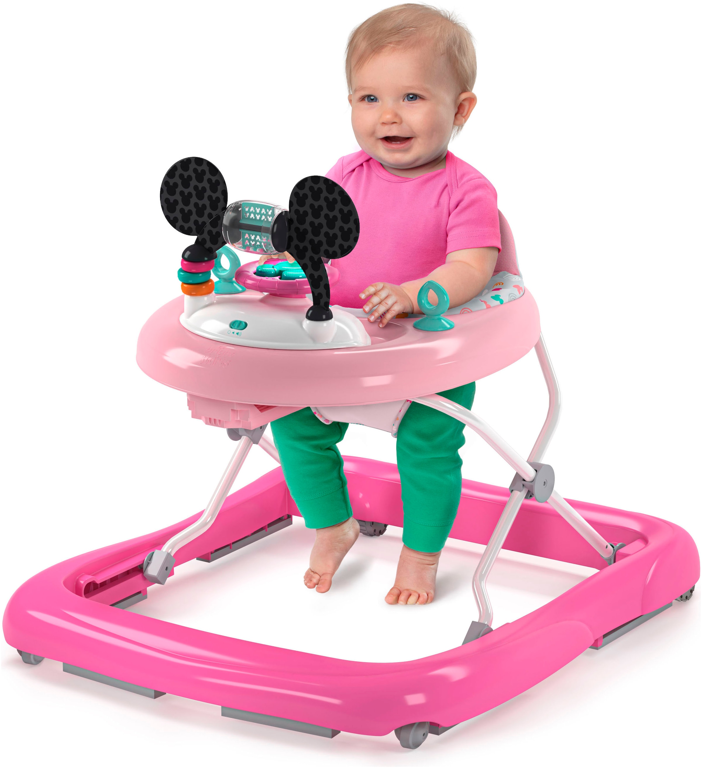 Bright Starts Lauflernhilfe »MINNIE MOUSE Tiny Trek™ Walker, Forever Besties™, 2-in-1 Walker«, mit Licht und Sound