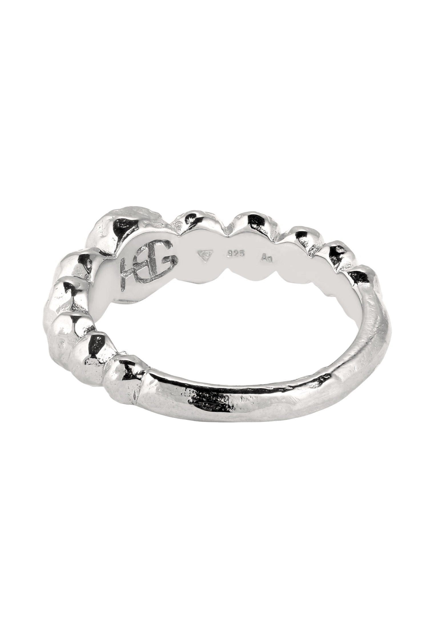HAZE & GLORY Silberring »Ring Bubble Dots Design 925 Sterling Silber«