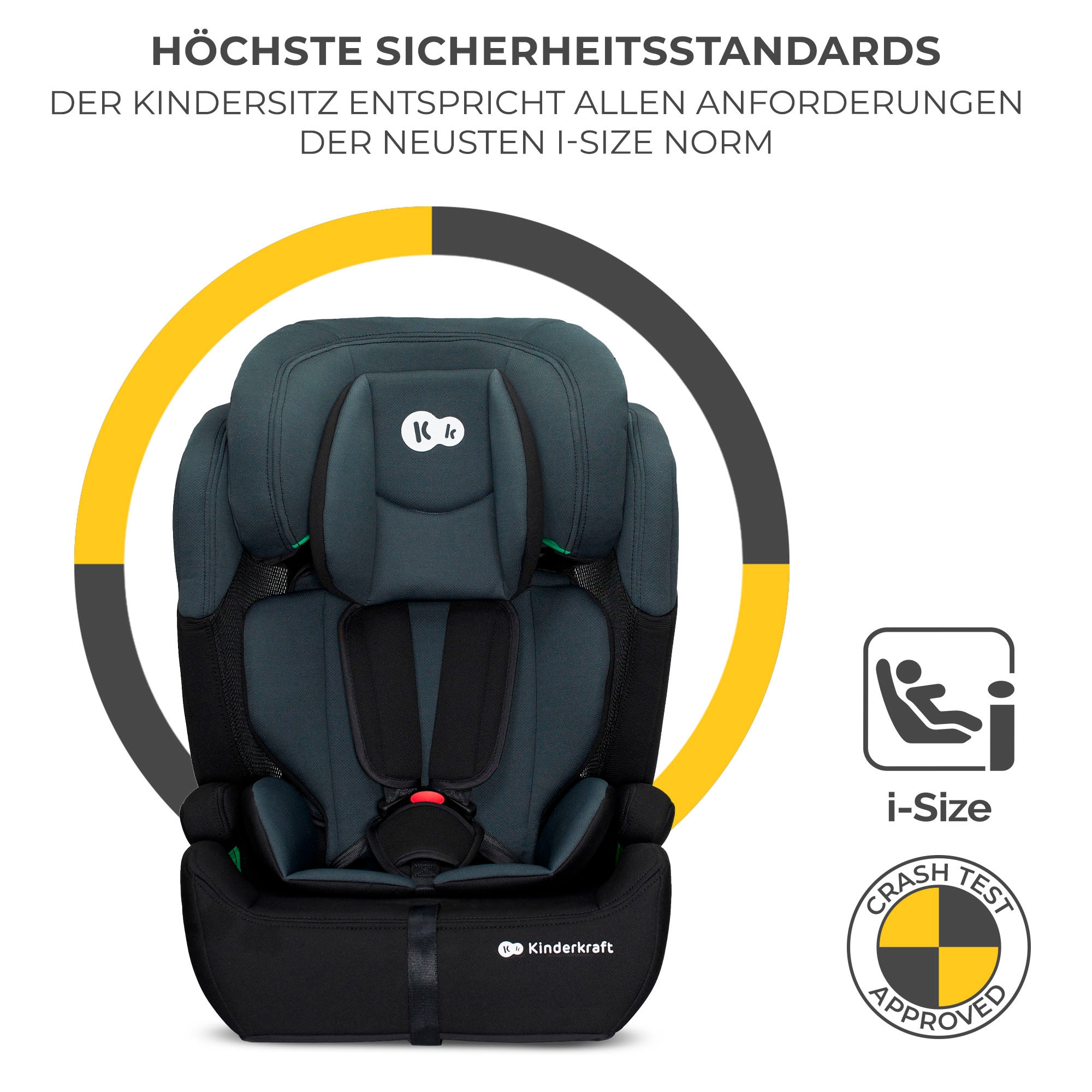 Kinderkraft Autokindersitz »COMFORT UP i-Size«, Klasse I / II / III (9-36 kg), mit herausnehmbarem modularen Einsatz
