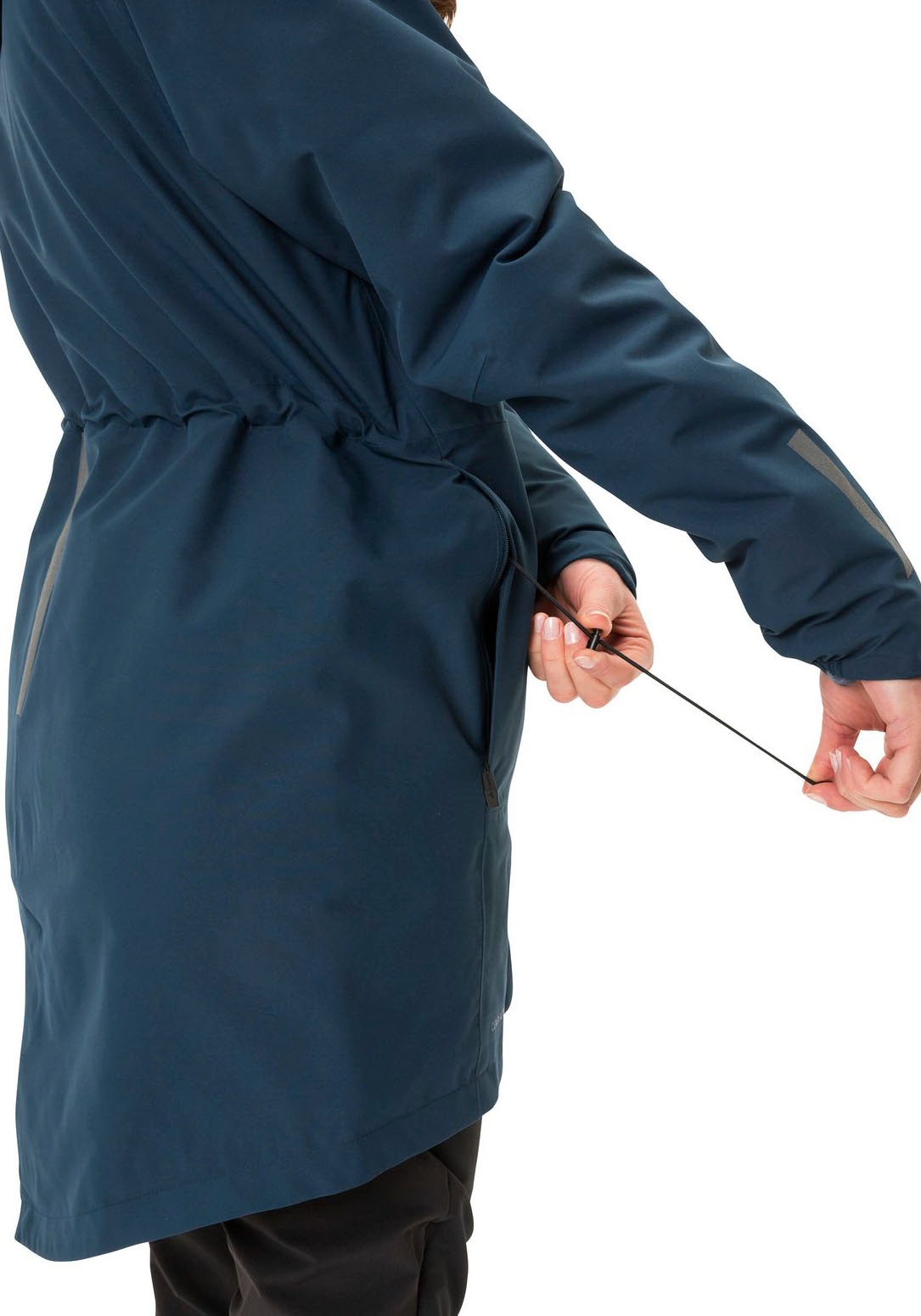 VAUDE Funktionsmantel »WOMEN'S CYCLIST PADDED PARKA II«, (1 tlg.), wattiert