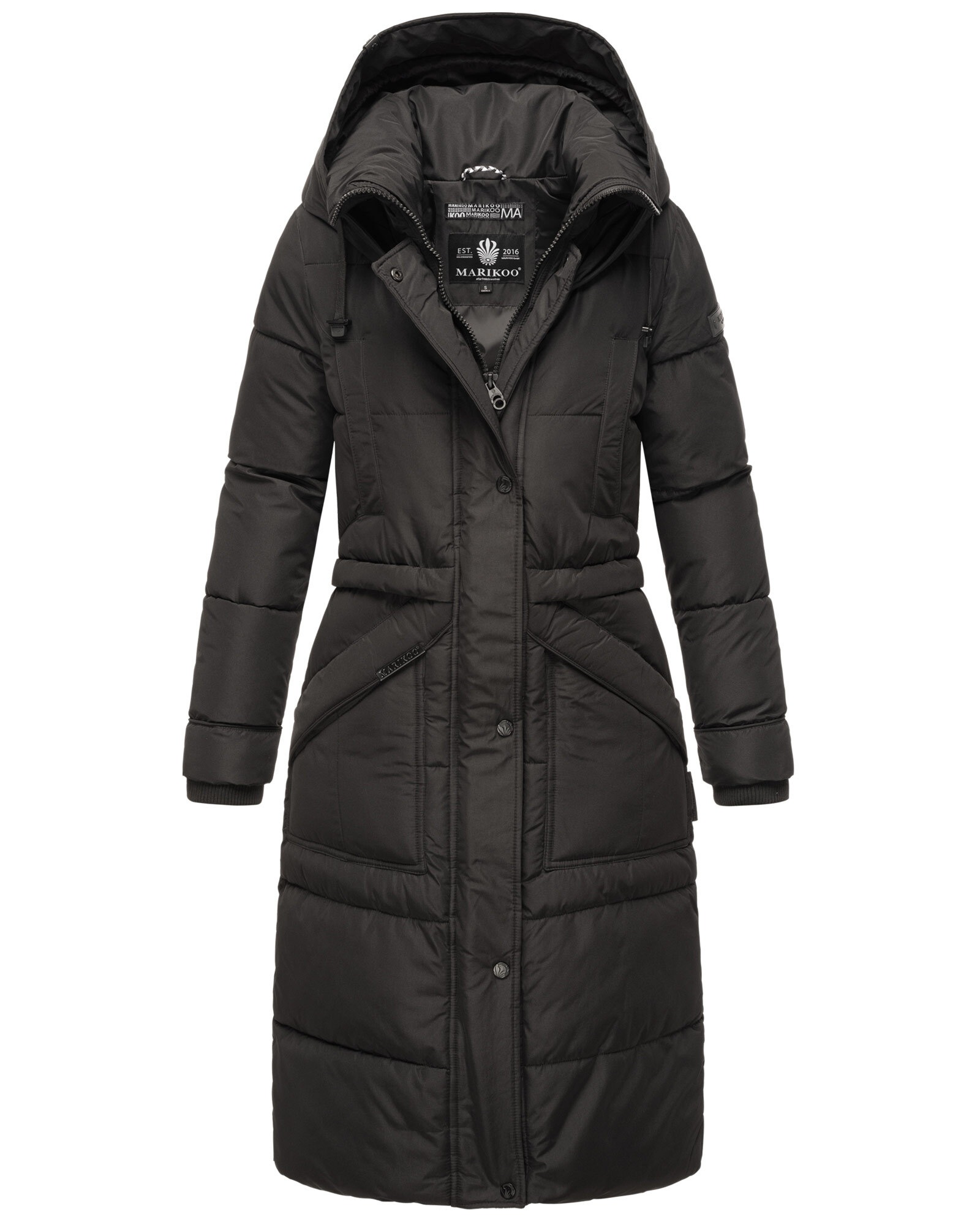 Marikoo Winterjacke »Marikoo Ayumii Damen lange Winter Steppjacke B948«