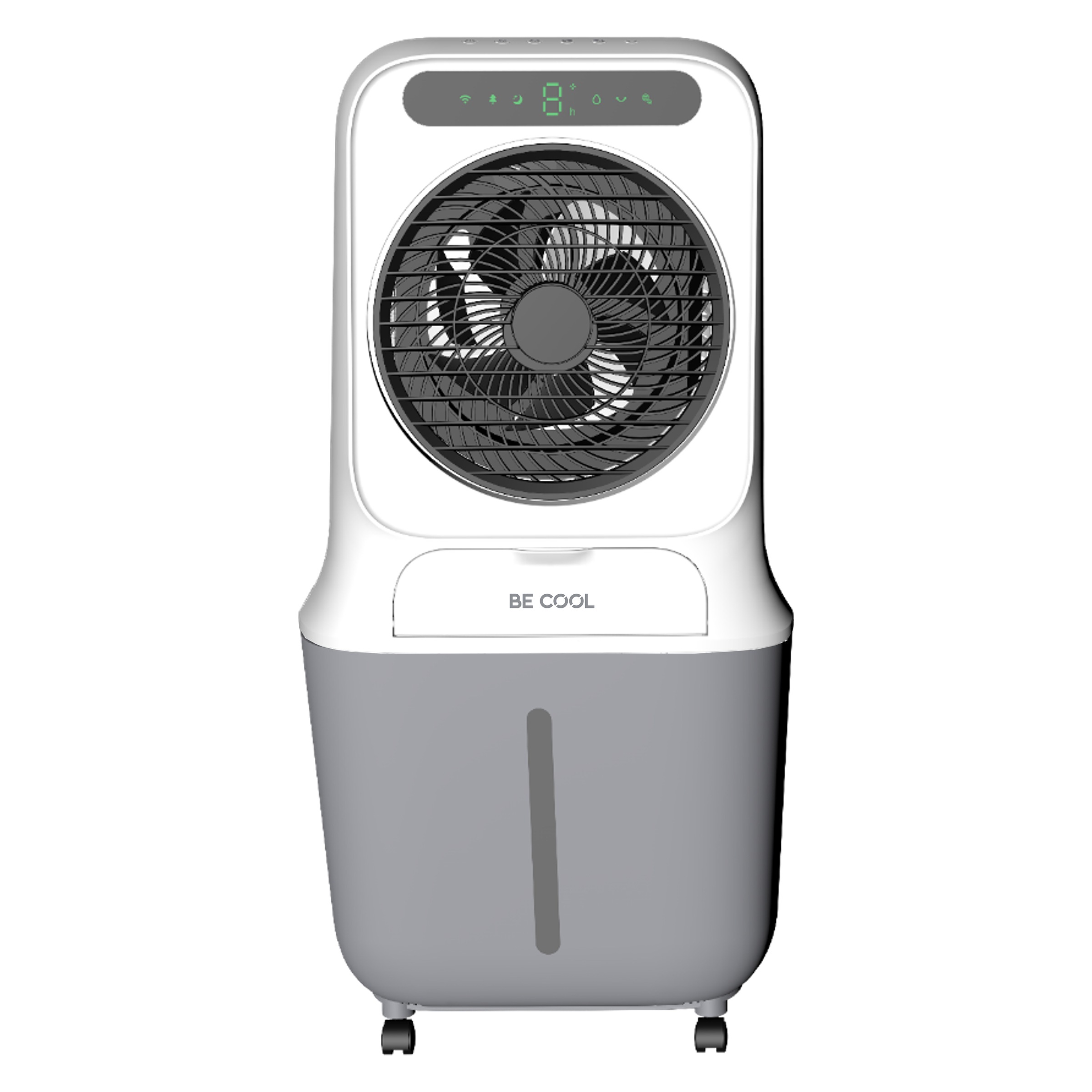 be cool Ventilatorkombigerät »Premium Luftkühler 25l mit Wifi und abnehmbarem Tank«, abnehmbarer Wassertank, Spezial Vortex Rotor, WiFi