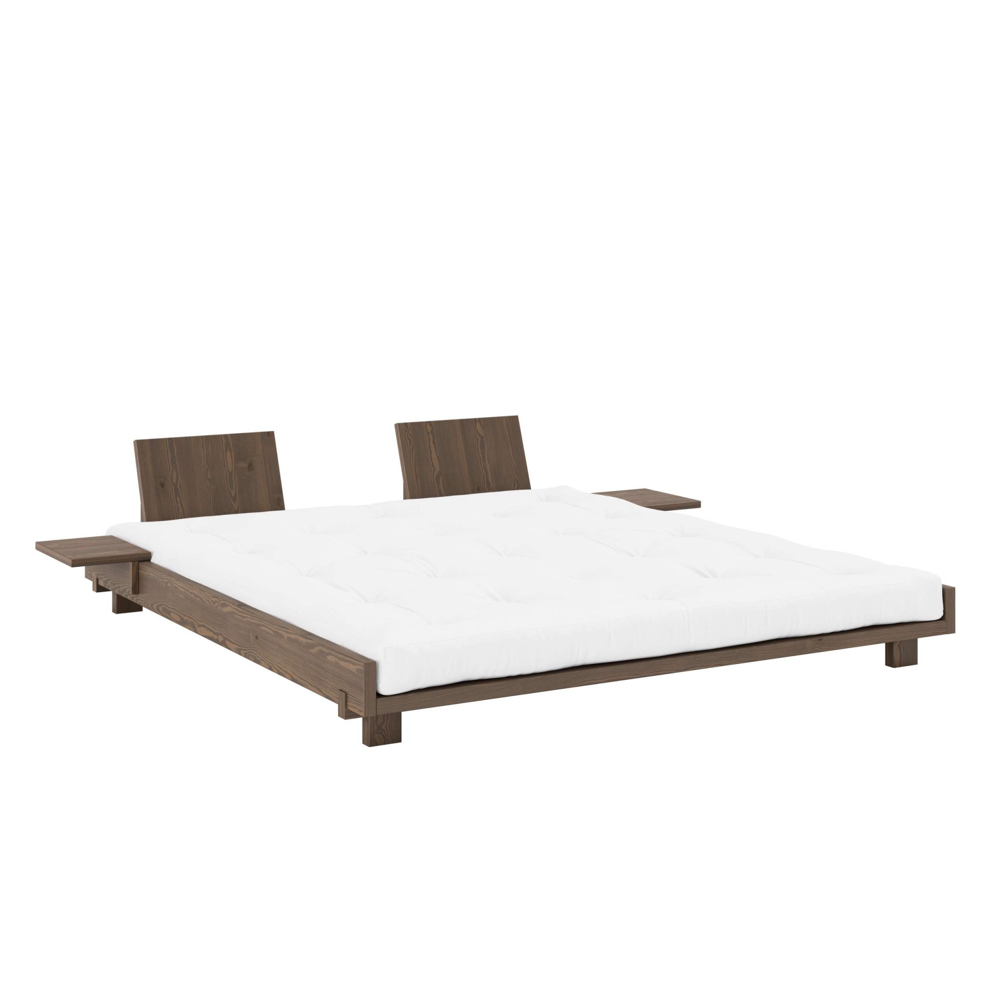 Karup Design Bettgestell »Social Bed, ohne Matratze, FSC®-zertifiziertes Massivholz«, wahlweise mit oder ohne verstellbares Zubehör, Bett in mehreren Größen