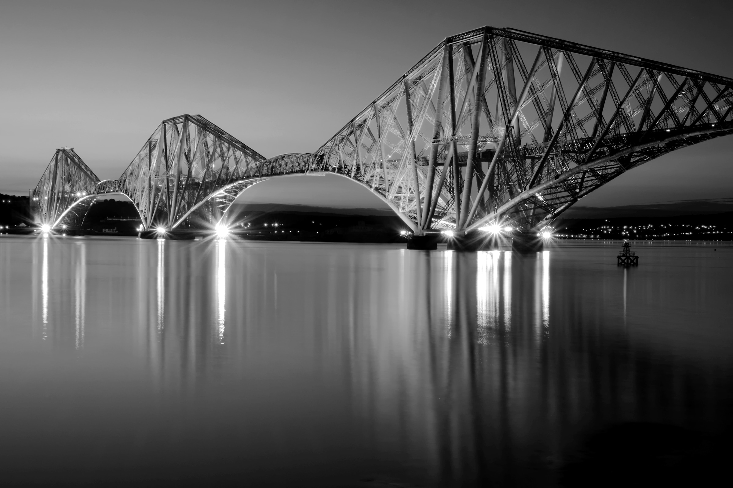 Papermoon Fototapete »Brücke Schwarz & Weiß«