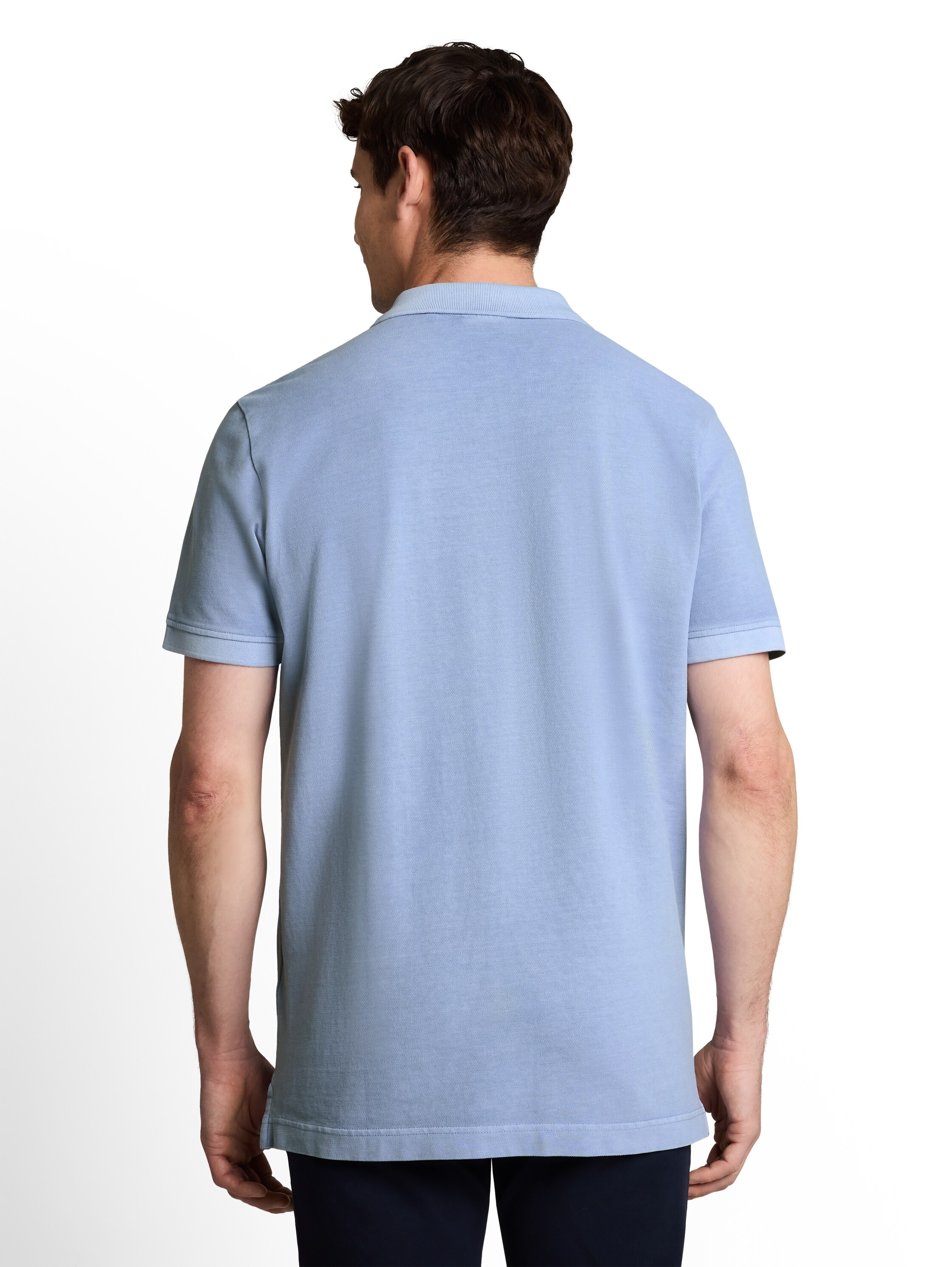 TOM TAILOR Poloshirt Sommershirt mit kleinem Logo-Print
