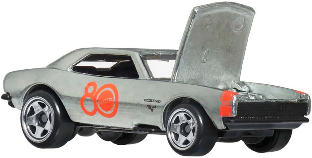 Hot Wheels Spielzeug-Auto »Hot Wheels Silber-Serie Mattel 80. Jubiläum«, (Set, 7 tlg.), Maßstab 1:64