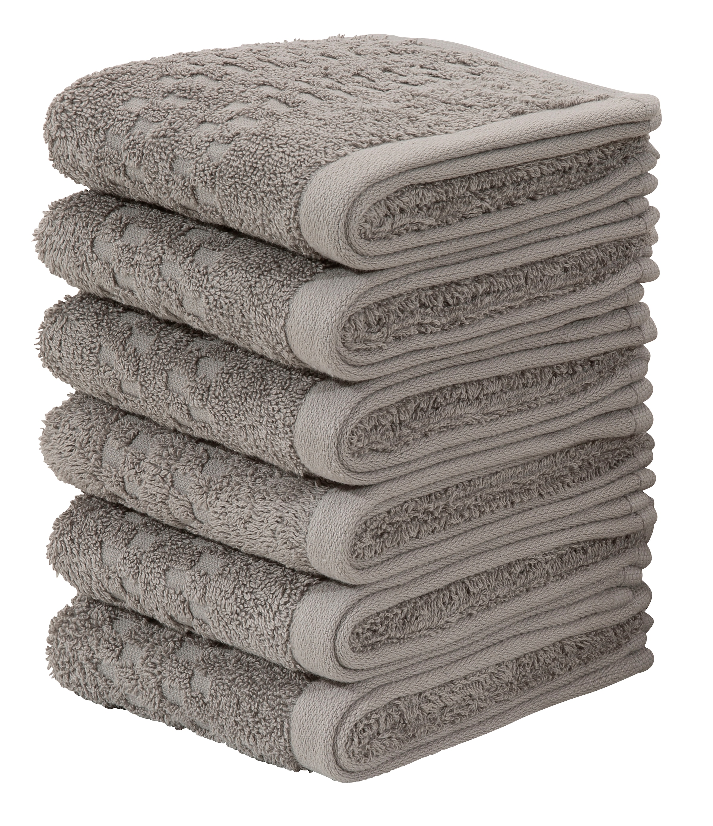 OTTO home Gaestehandtuecher "Regona, Gästehandtücher 30x50cm, flauschig und weich, 500 gr/m²" Premium Handtücher mit Bordüre, Set, 100% Baumwolle, 5 Jahre Garantie