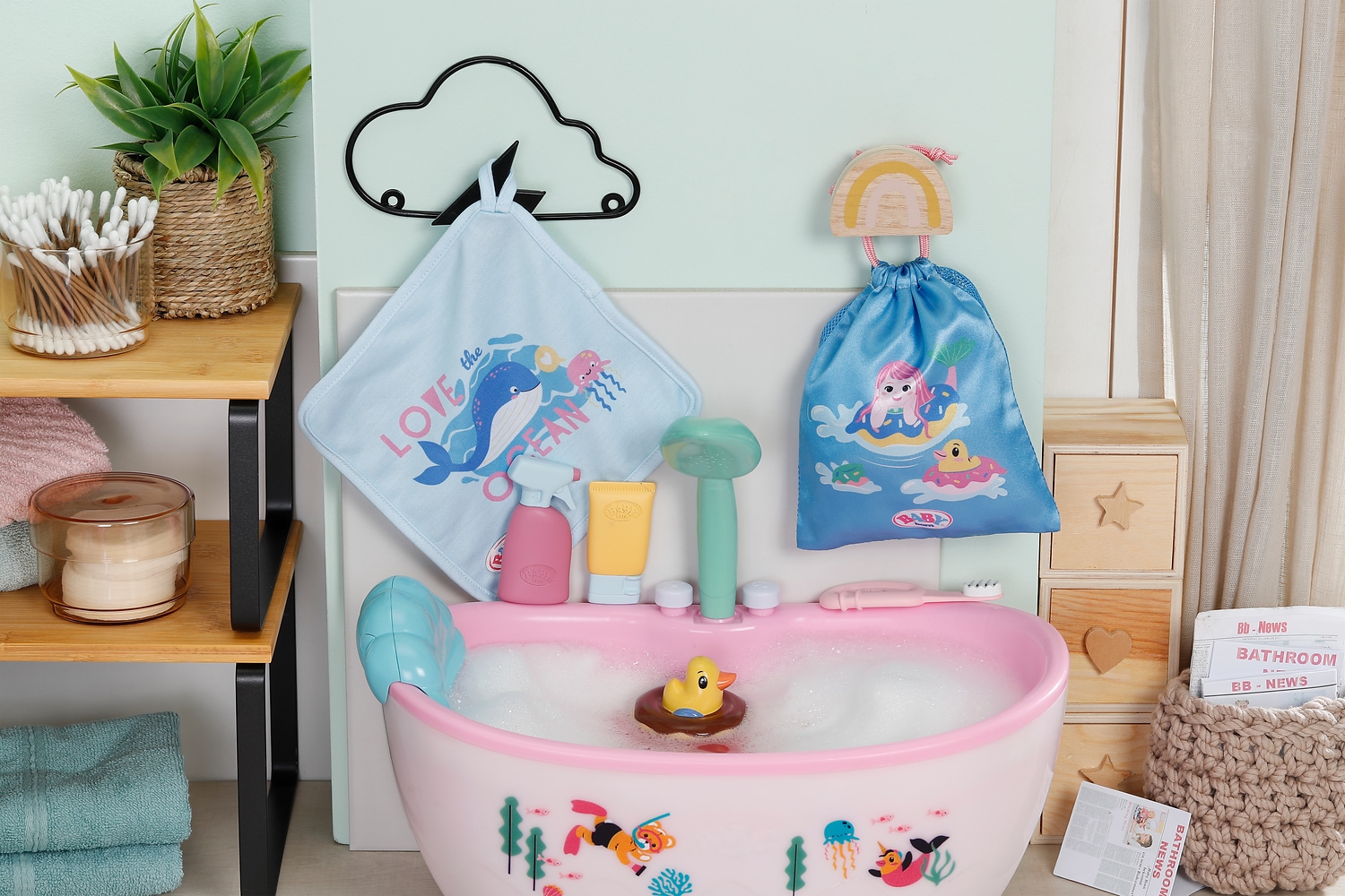 Baby Born Puppen Accessoires-Set »Badespaß Set« passend für Click & Play BABY born Puppen