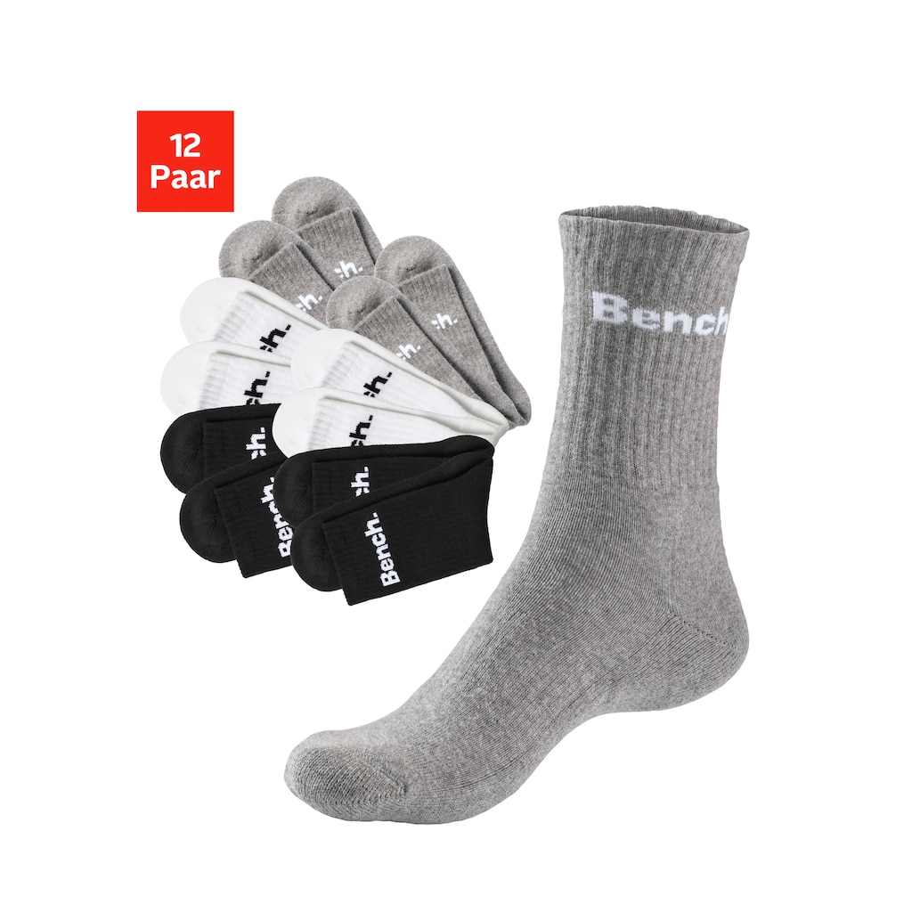 Bench. Tennissocken, (Set, 12 Paar)