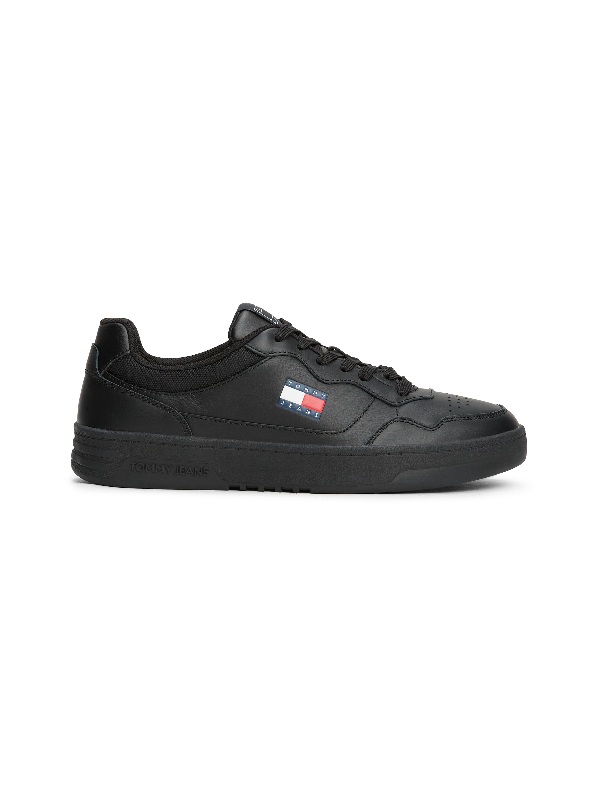 Tommy Jeans Sneaker »(NEW) TJM CUPSOLE LEATHER ESS«, Freizeitschuh, Halbschuh, Schnürschuh im Basket-Look