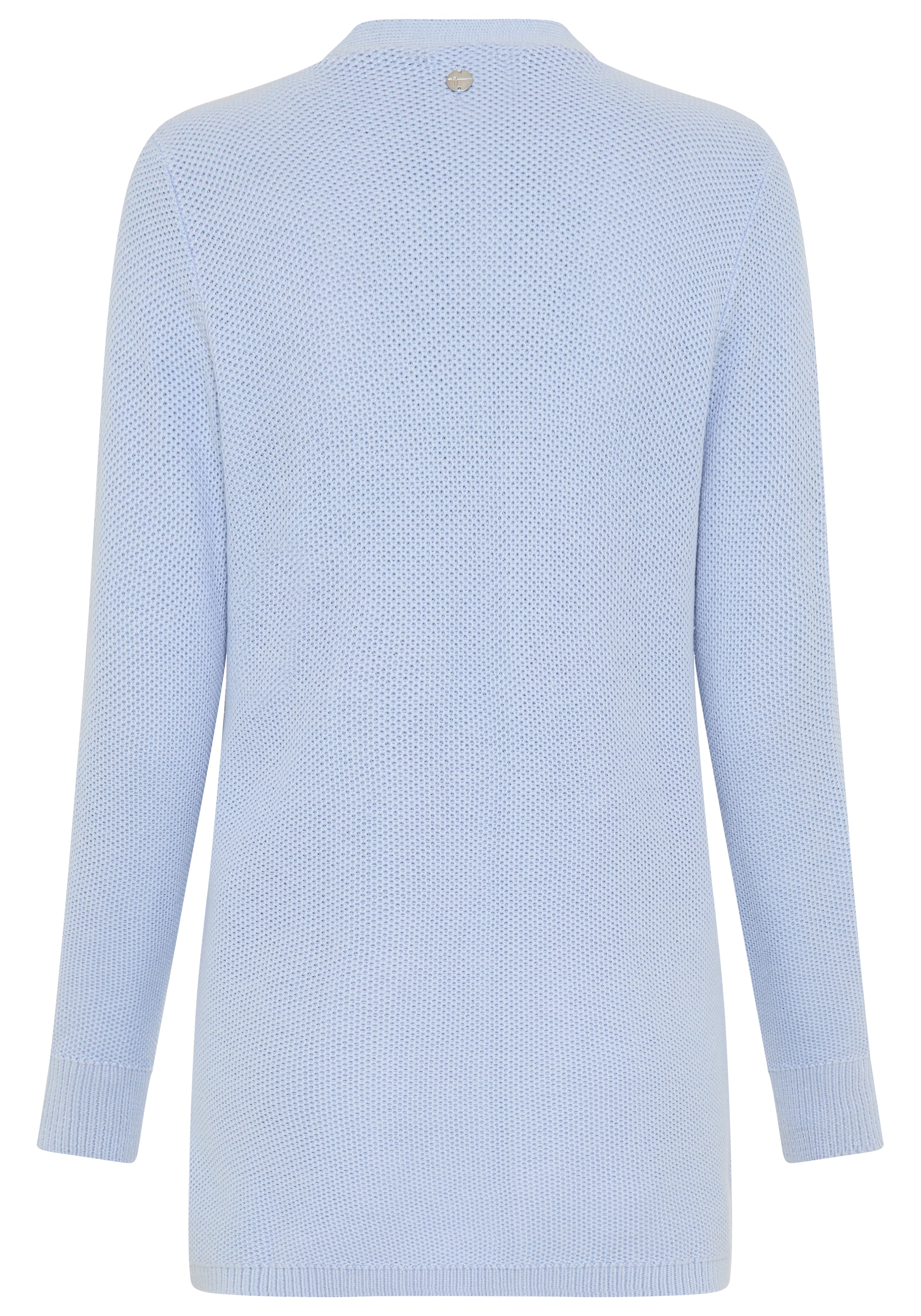 Tamaris Strickjacke mit Taschen und moderner Perlstrickstruktur