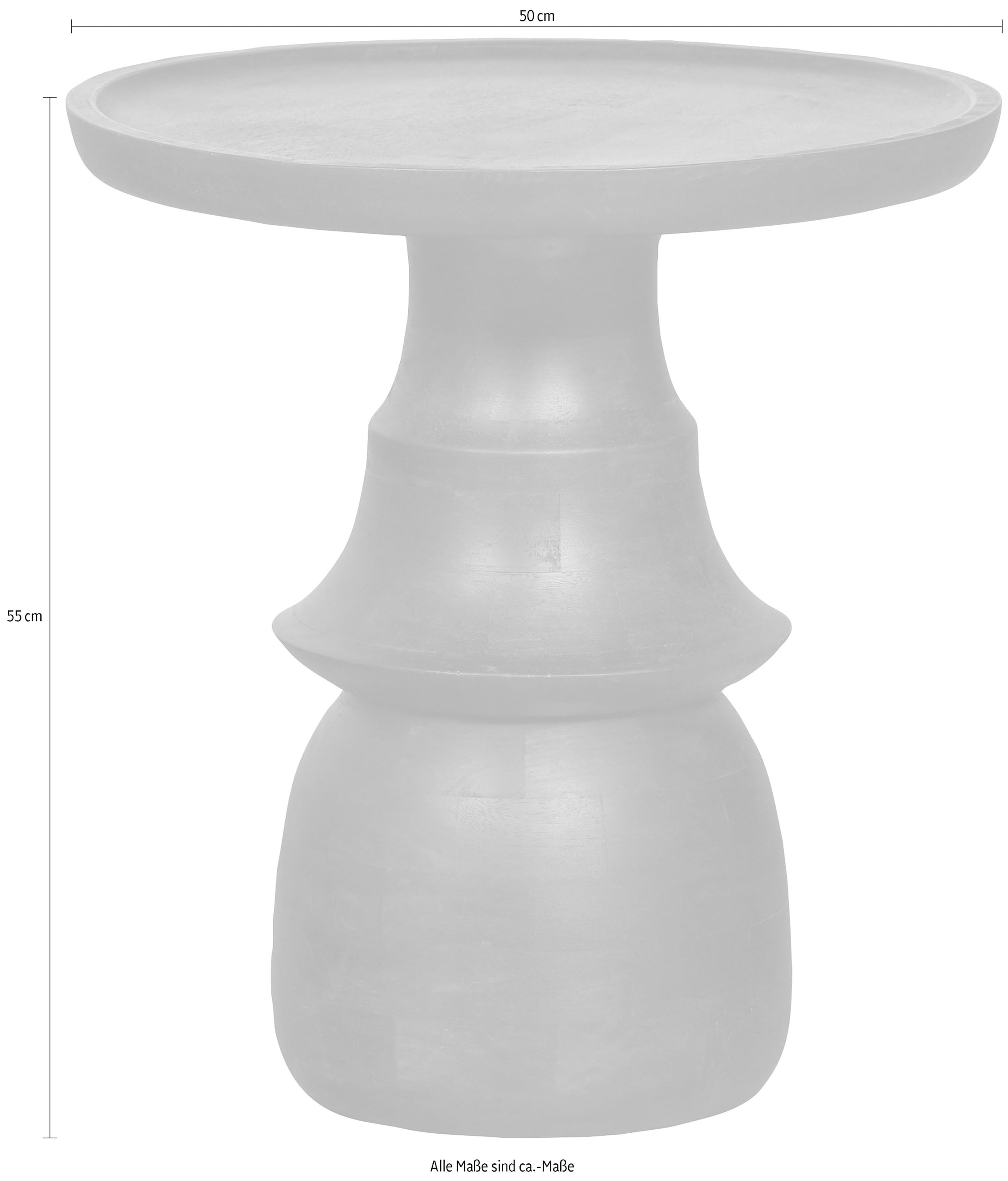 WOOOD Beistelltisch »Broad« H 55 cm x Ø 50 cm