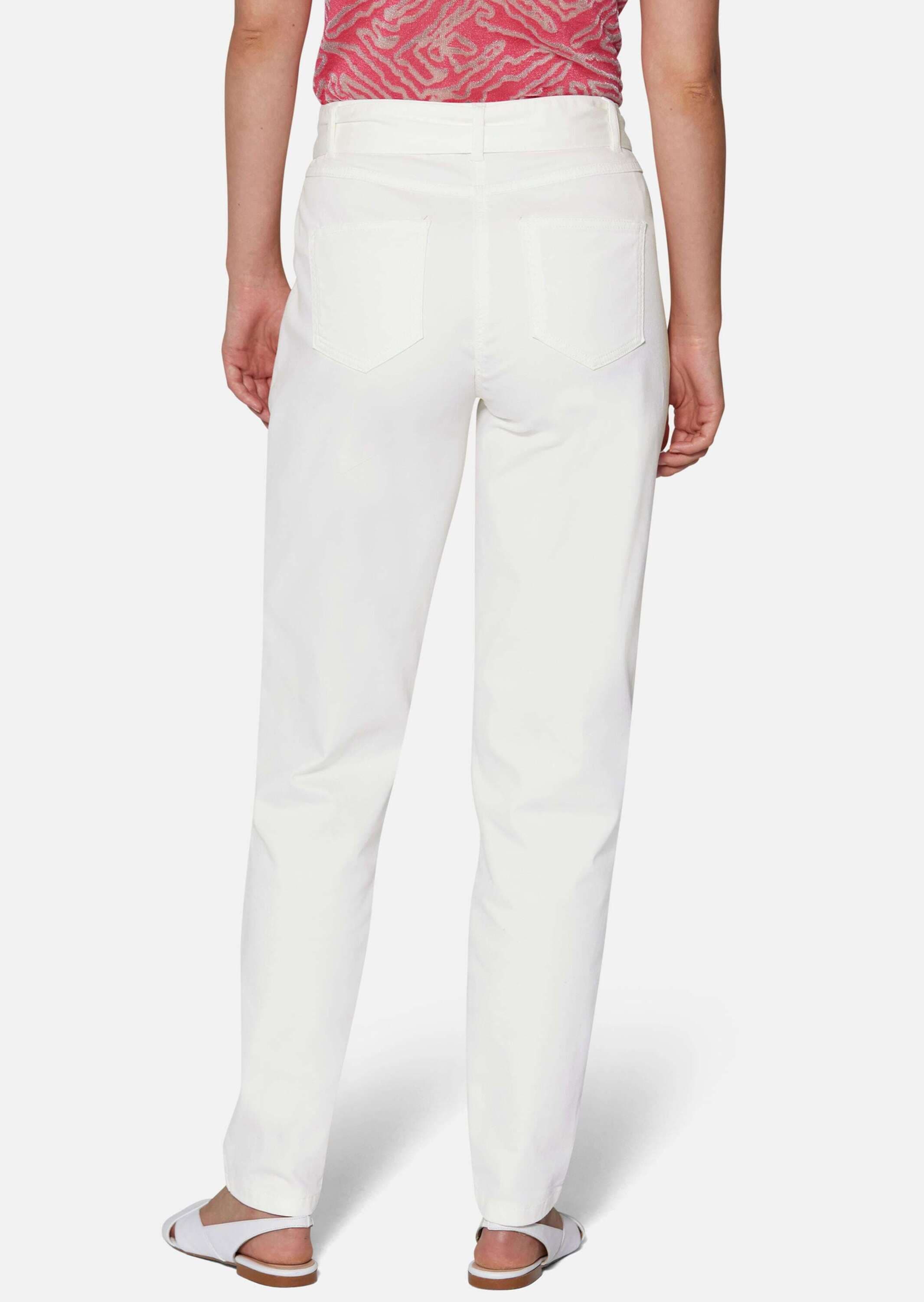 MADELEINE Regular-fit-Jeans »Hose Karotten-Jeans mit Bundfalten«