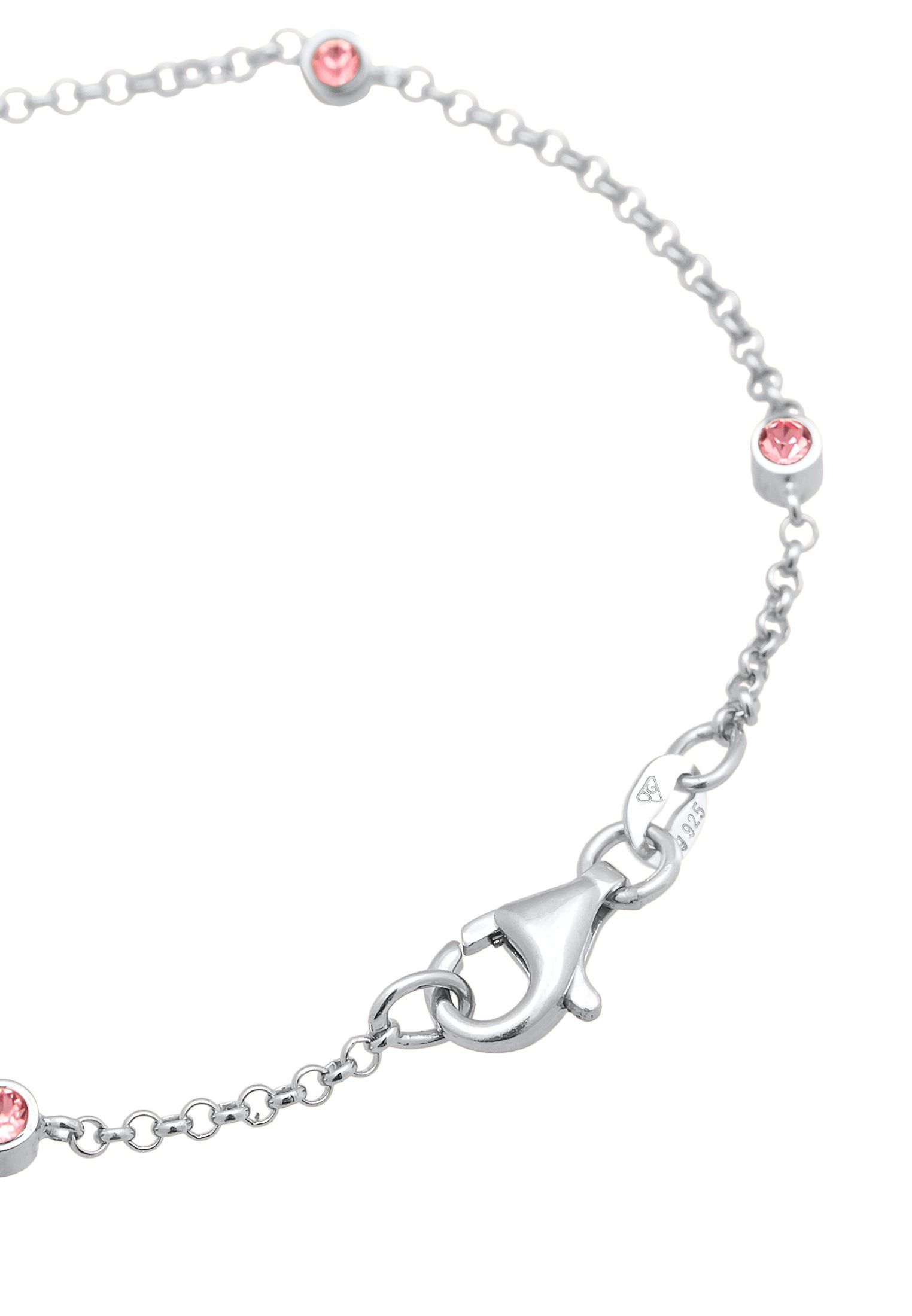 Elli Armkette »Armband Kristalle Eleganz Basic 925 Silber«