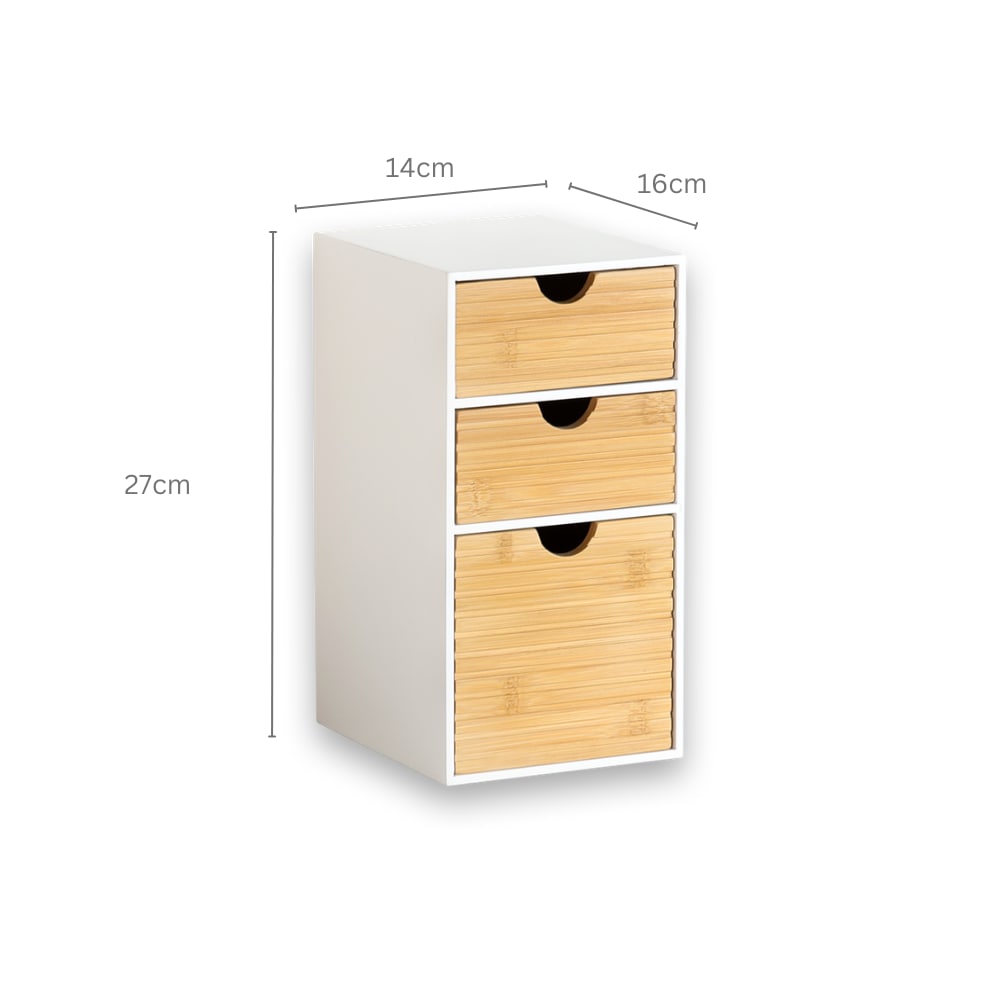 KESPER® Organizer »Küchenregal, Aufbewahrungsbox, FSC®-zertifiziert« Mini-Kommode mit 3 Schubladen