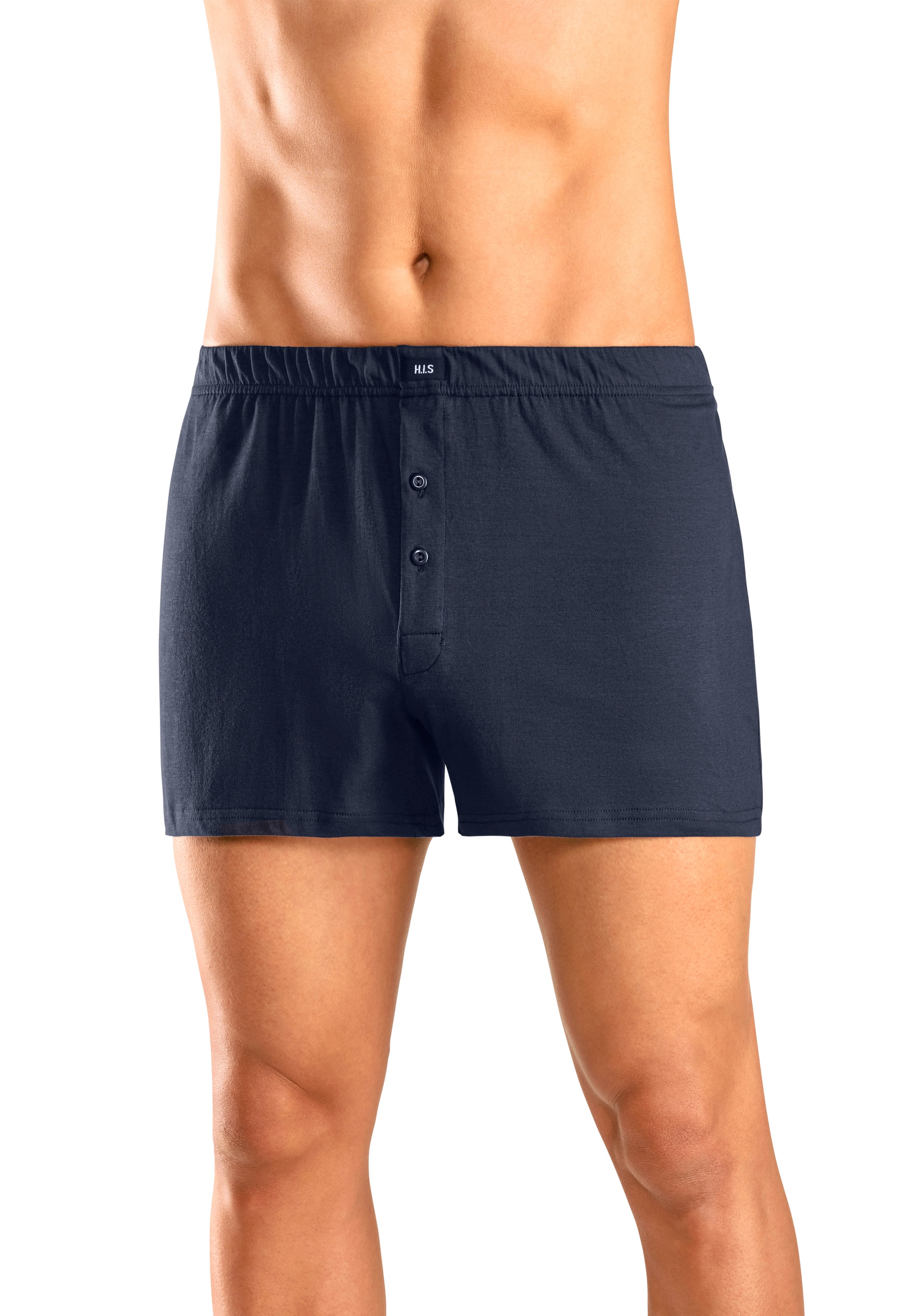 H.I.S Weiter Boxer »Herren Boxer« Packung, 5 Stk. weite Passform, Komfortbund, aus Baumwoll-Stretch
