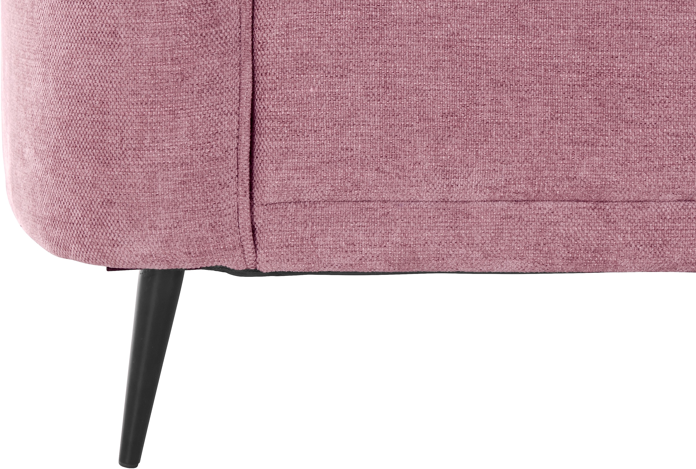 Leonique 3-Sitzer »Ashly« in 3 Bezugsvarianten, Bouclé, Samtoptik und Struktur weich.