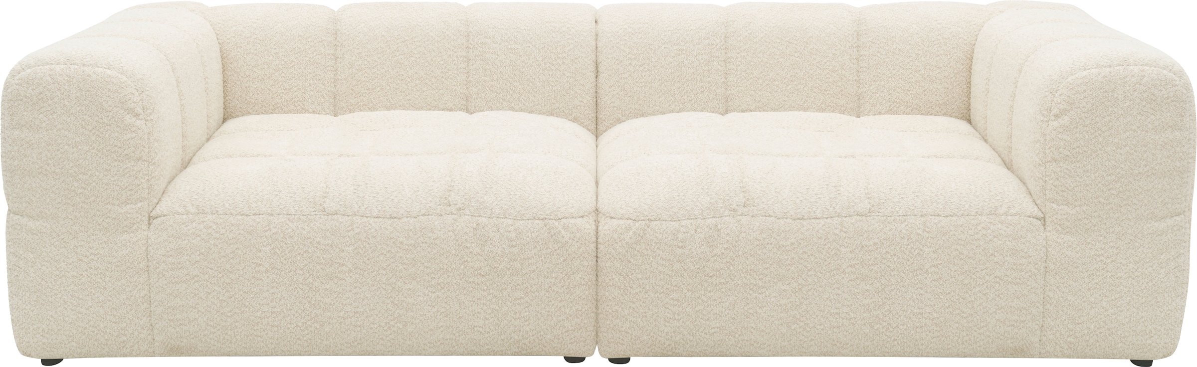 DOMO collection Big-Sofa »800019 Megasofa in 2 Breiten, Kassettensteppung, modern, Federkern«, (2 St.), Bigsofa mit Taschenfederkern und Kassettensteppung