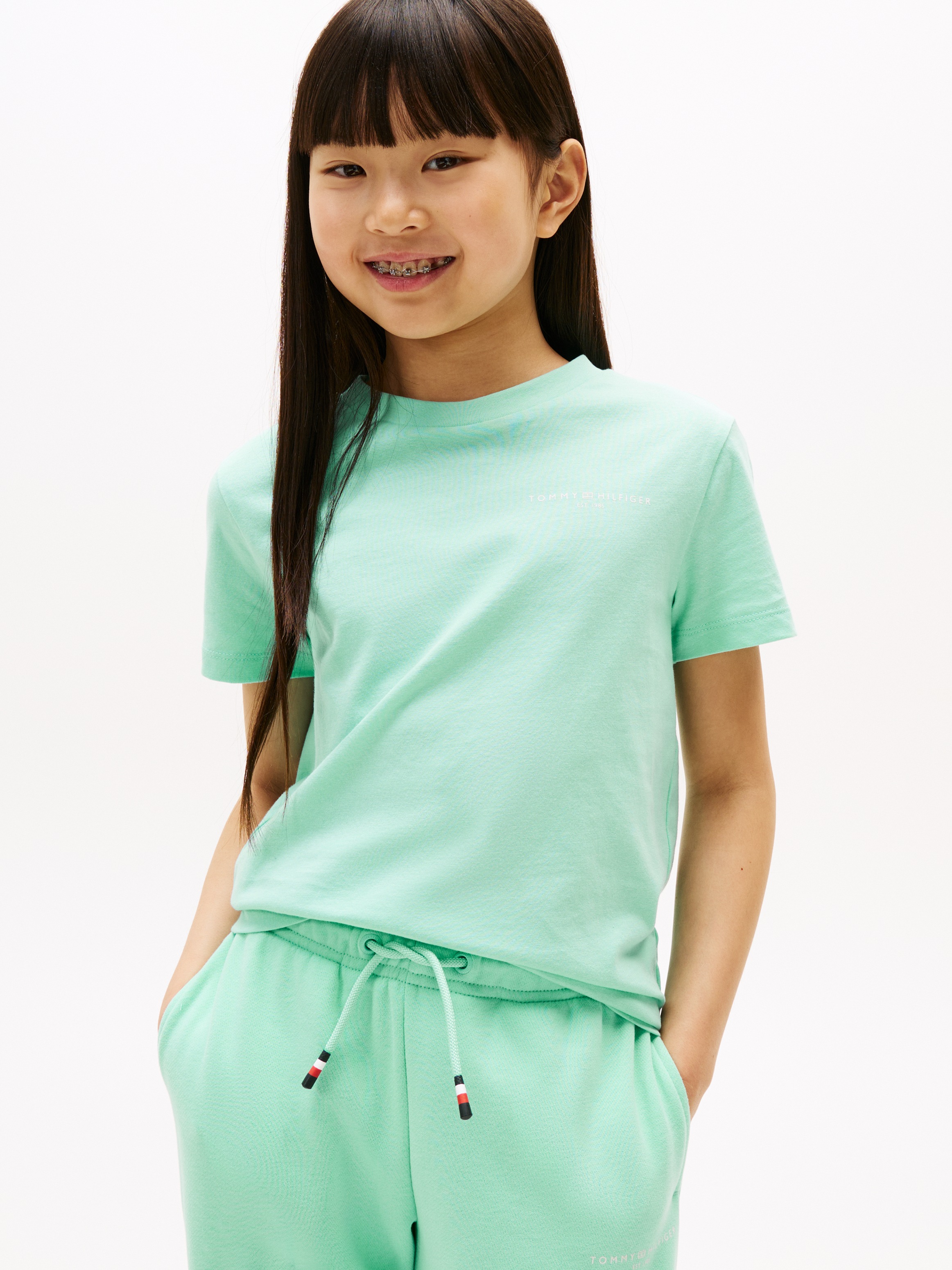 Tommy Hilfiger T-Shirt »MINI CORP T-SHIRT« in Unifarbe