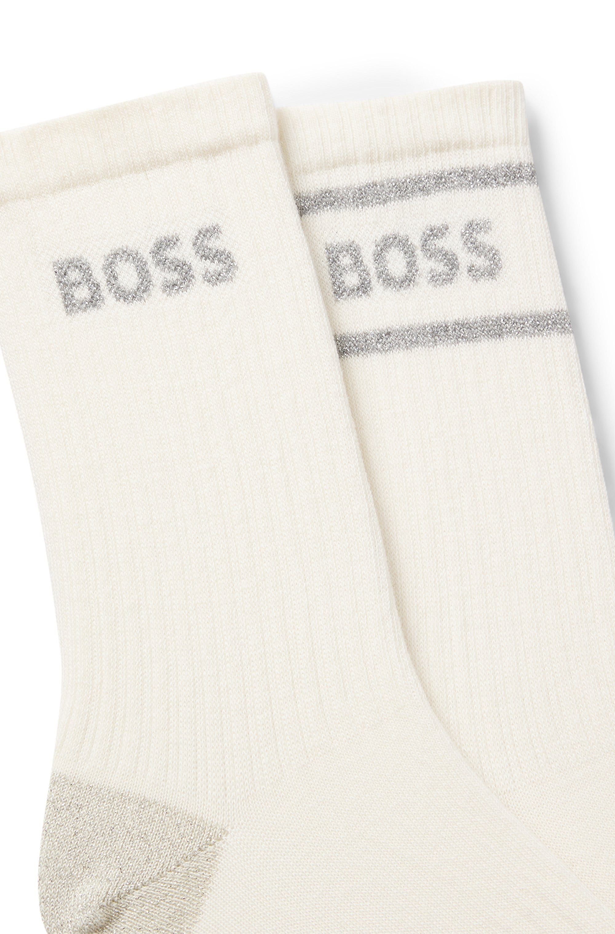 BOSS Socken 2 Paar tlg. sportiv, mit dezentem Locke, Fersen- und Zehenpartie verstärkt