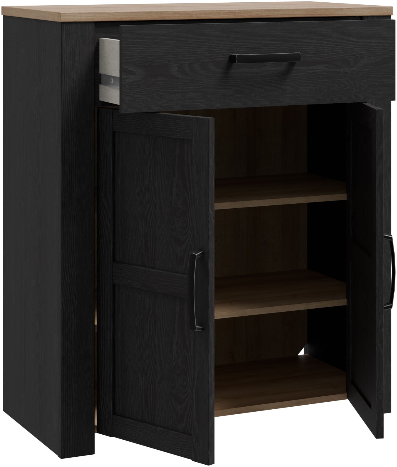 FORTE Schuhkommode »Bohol Schuhschrank, Soft Close, 12 Paar Schuhe« B/H/T 86,4/99,3/42 cm,