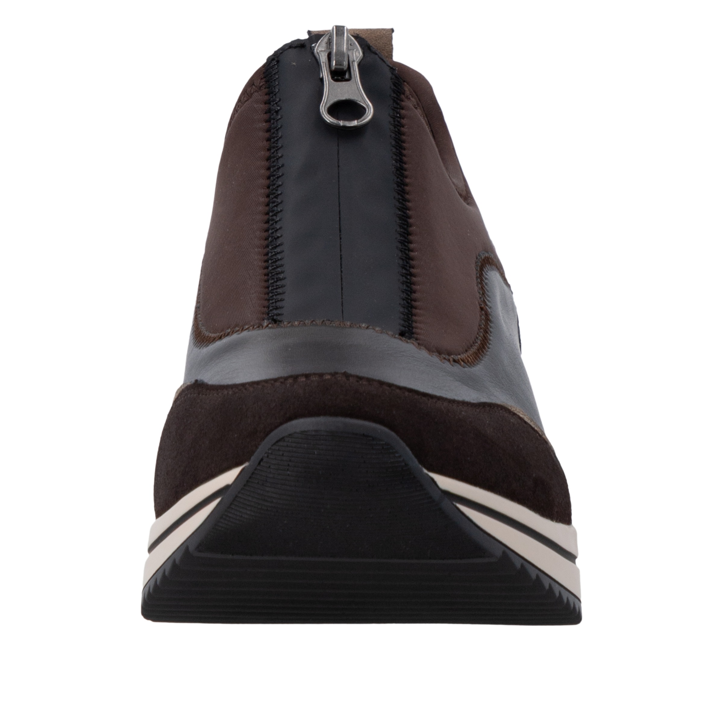 Remonte Slip-On Sneaker  Freizeitschuh, Halbschuh, Schlupfschuh mit Front-Reißverschluss