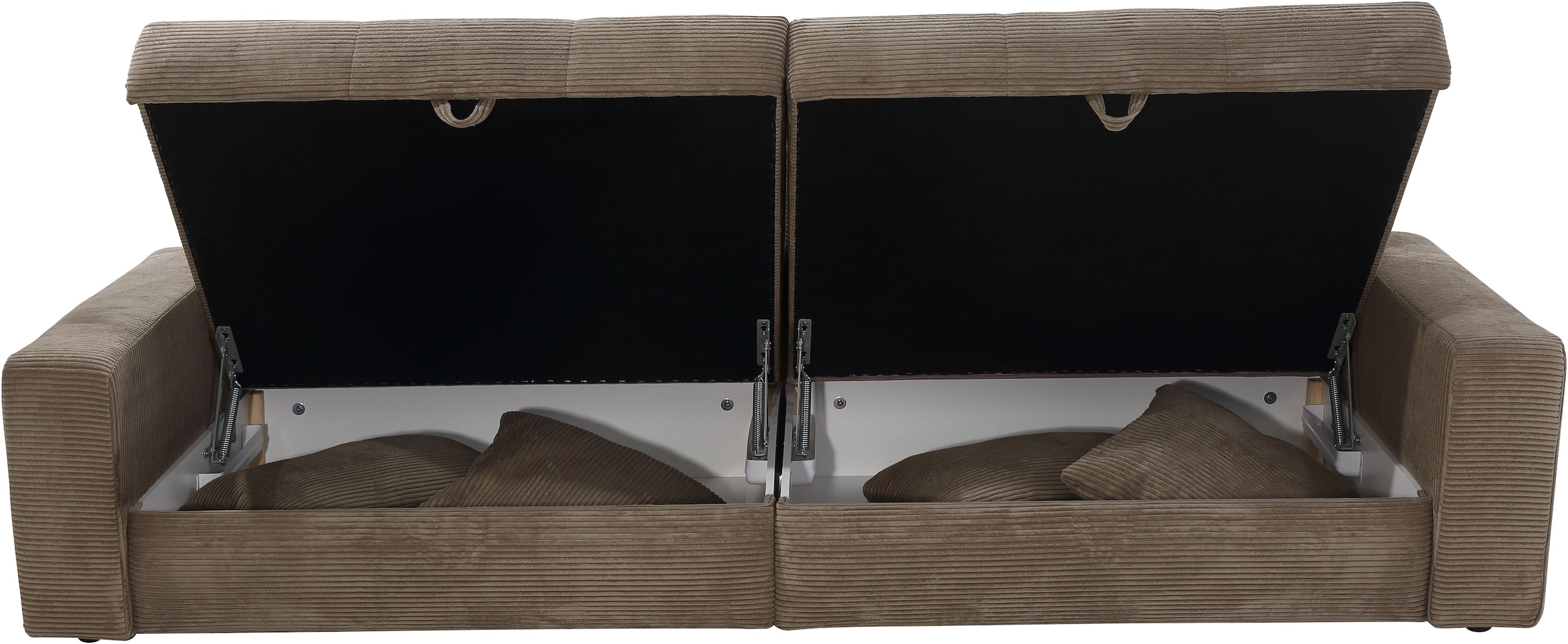 Jockenhöfer Gruppe Big-Sofa »Space XL, B: 284 cm« Mega-Sofa mit Bettkasten & 4 Zierkissen