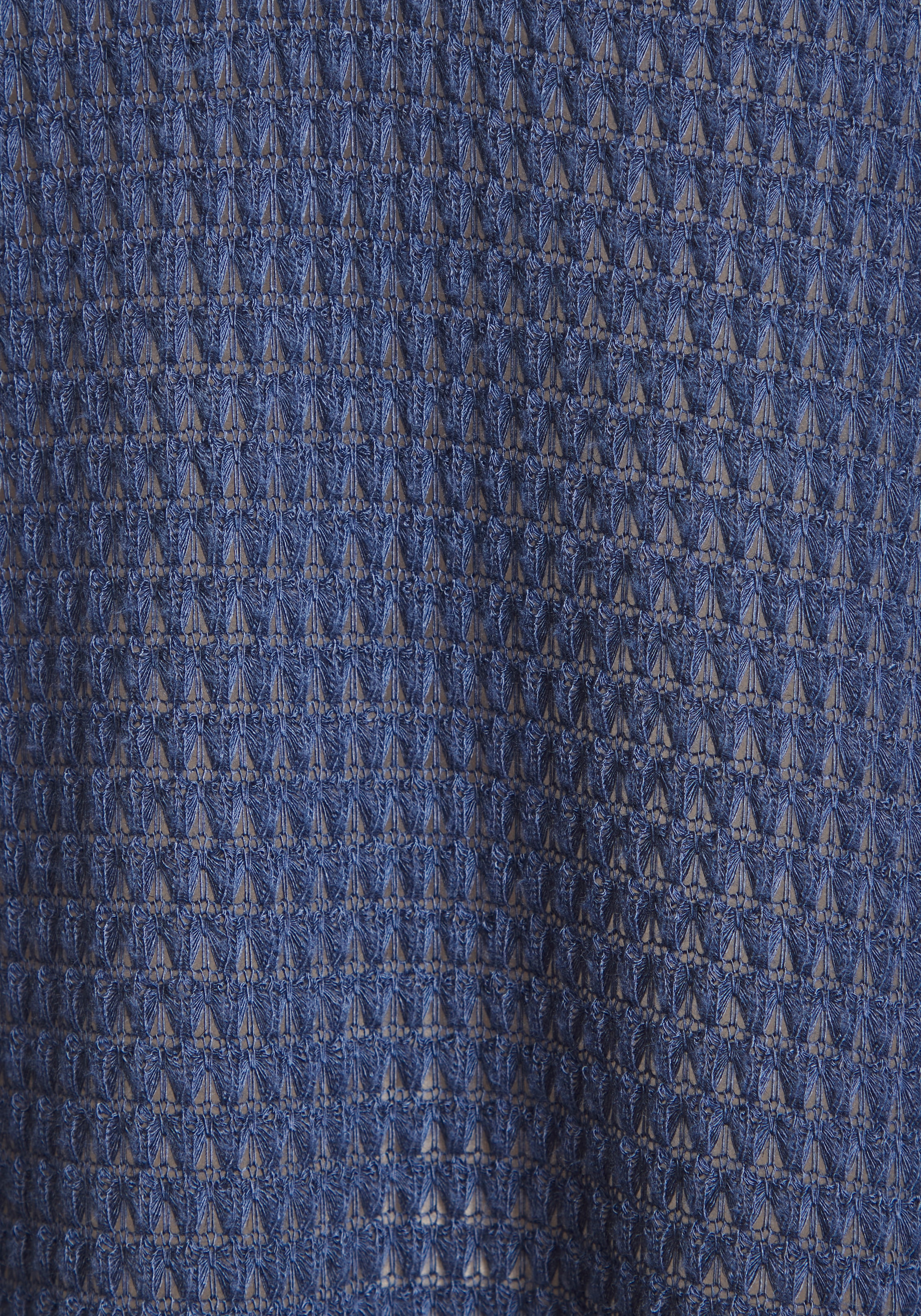 LASCANA Strandshirt »aus bügelfreiem Waffelstrick« 1 mit Kapuze und Knopfleiste