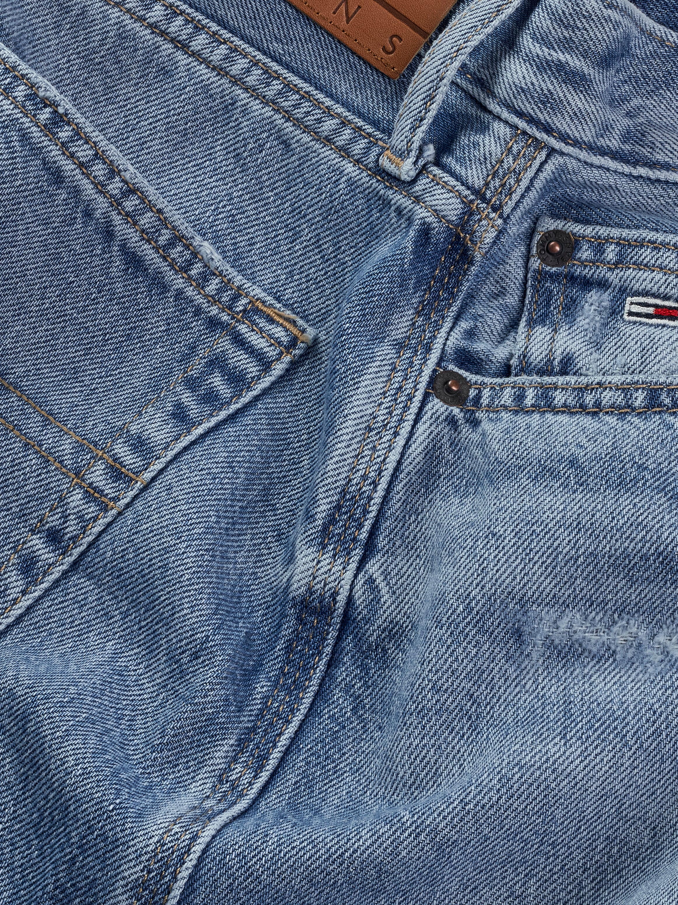 Tommy Jeans Jeansrock »CLAIRE MIDI SKIRT BI8036«, in Midi-Länge, in blauer Waschung