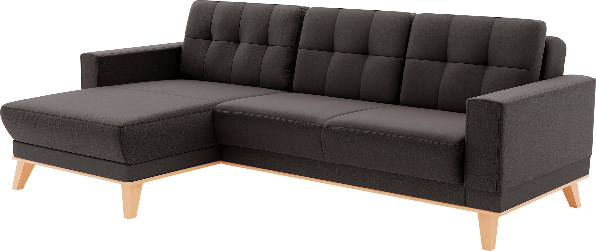 sit&more Ecksofa »Lavida L-Form« wahlweise mit Kippfunktion und Bettkasten