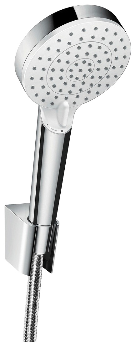 hansgrohe Handbrause »Crometta Vario/Porter«, (4 tlg.), weiss/chrom Brauseschlauch... kaufen