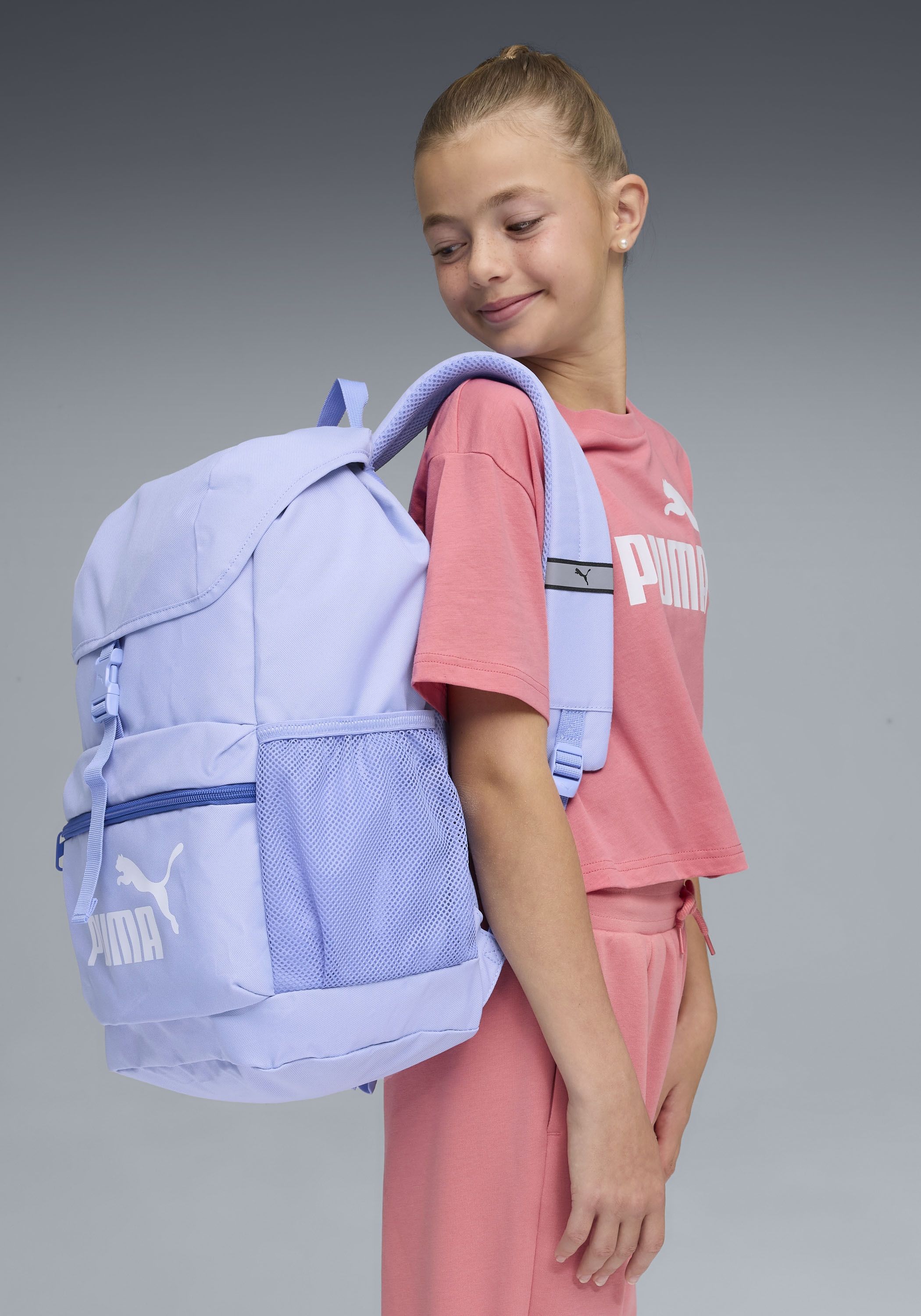 PUMA Rucksack »PHASE HOODED BACKPACK« für Erwachsene, sportlicher Stil, leichter Zugang zu den Fächern