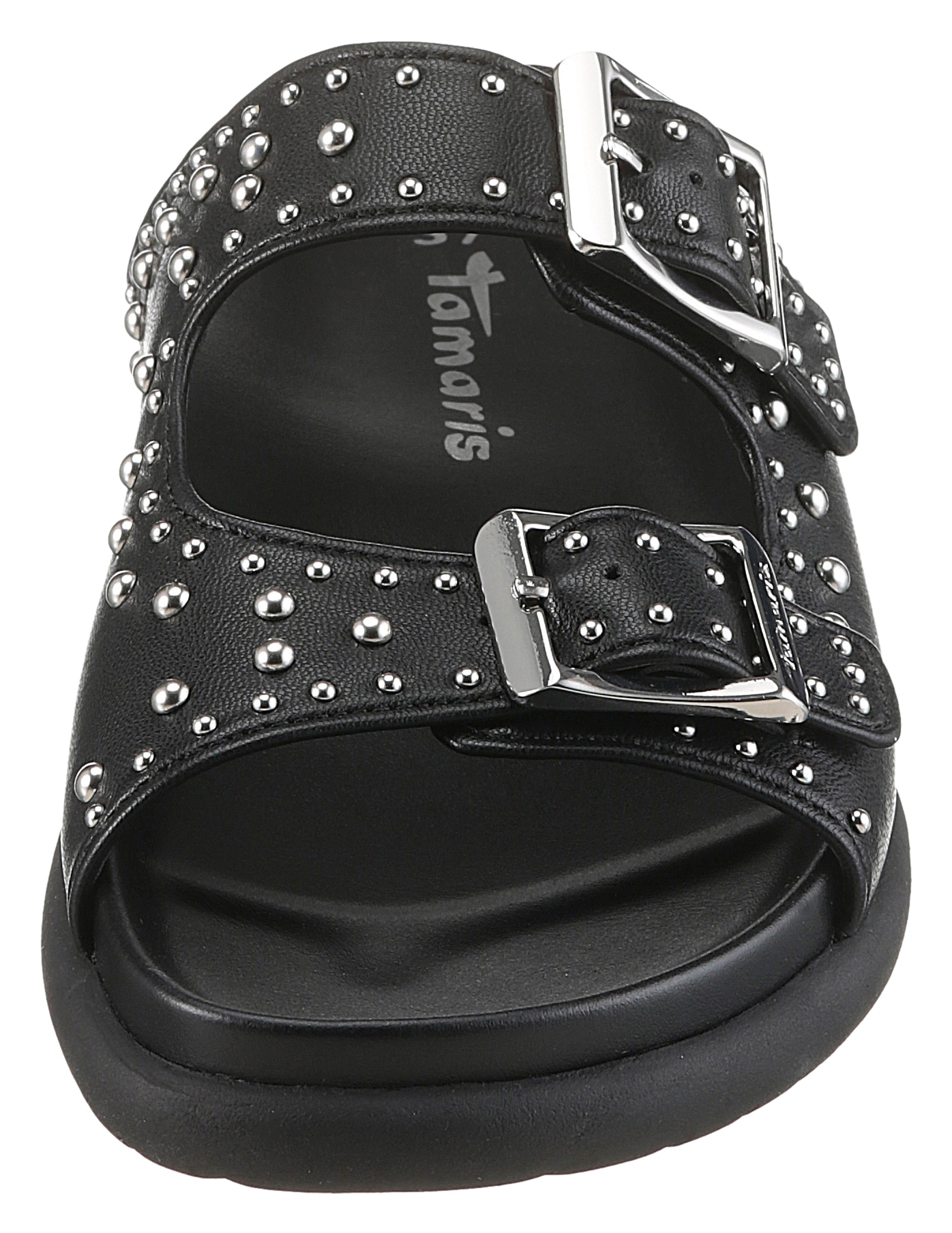 Tamaris Pantolette  , Plateau, Sommerschuh mit auffälligen Nieten besetzt