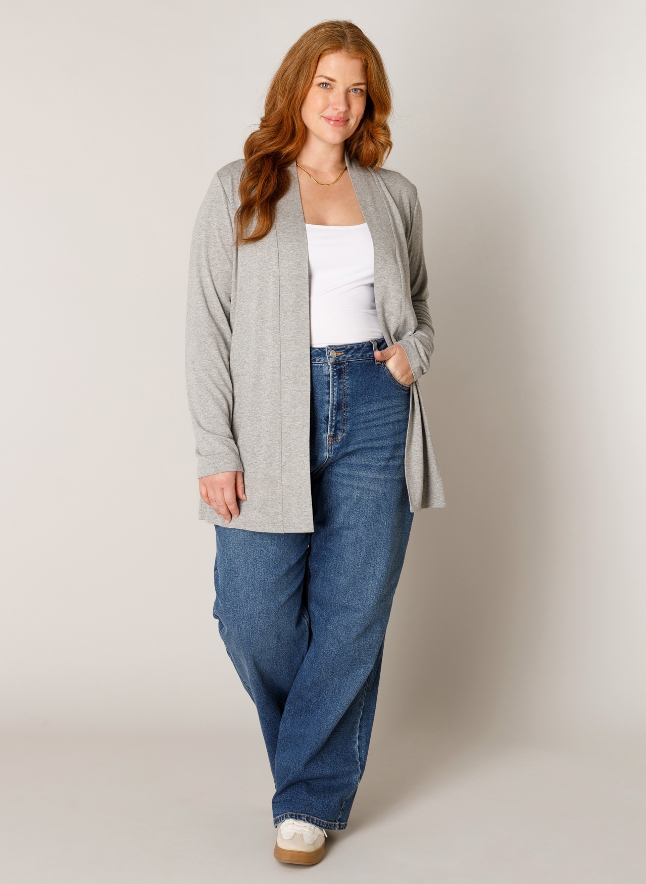 Base Level Curvy Strickjacke »Ayla« Große Größen