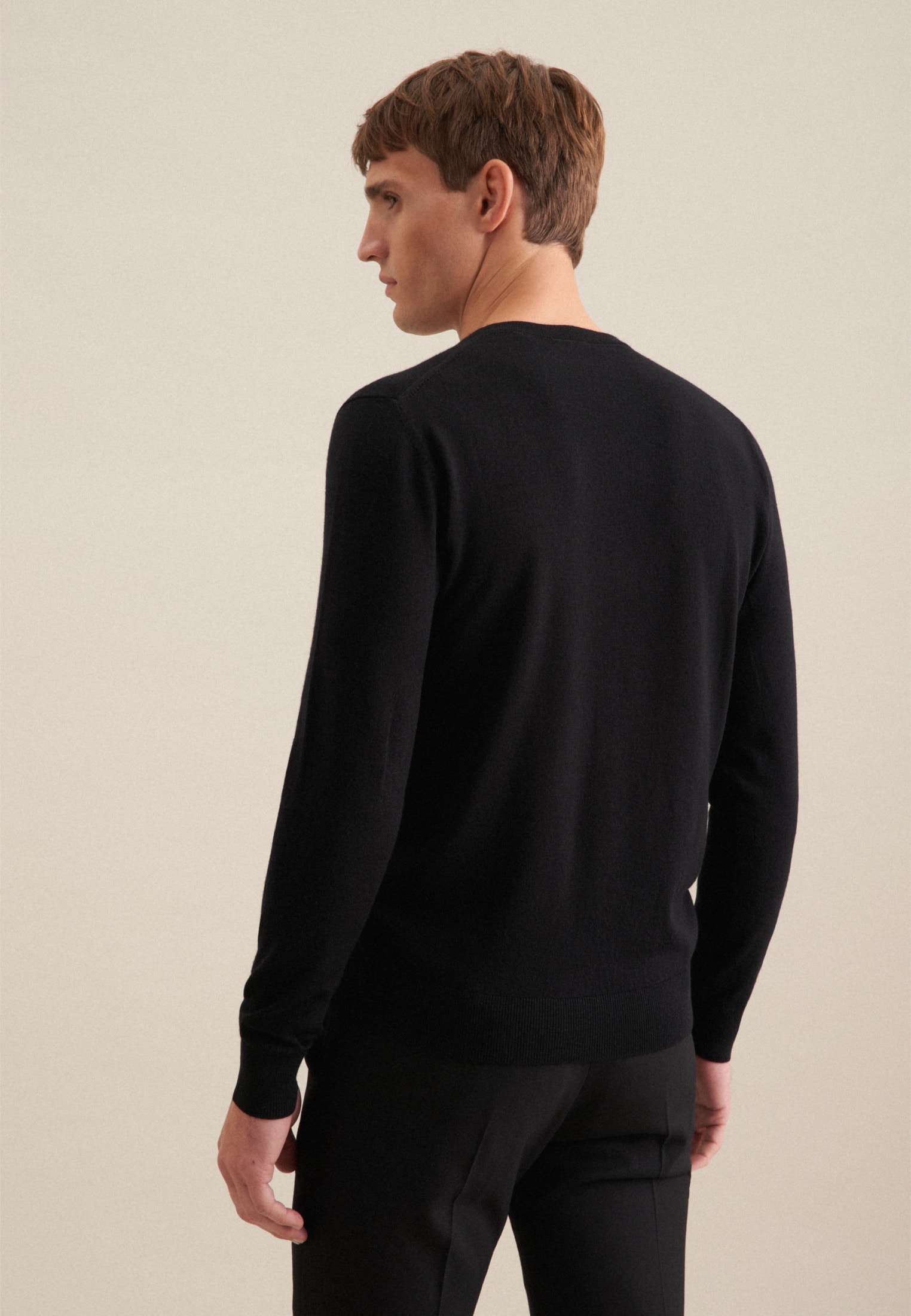 seidensticker Pullunder »Schwarze Rose« 1/1 V-Neck Uni