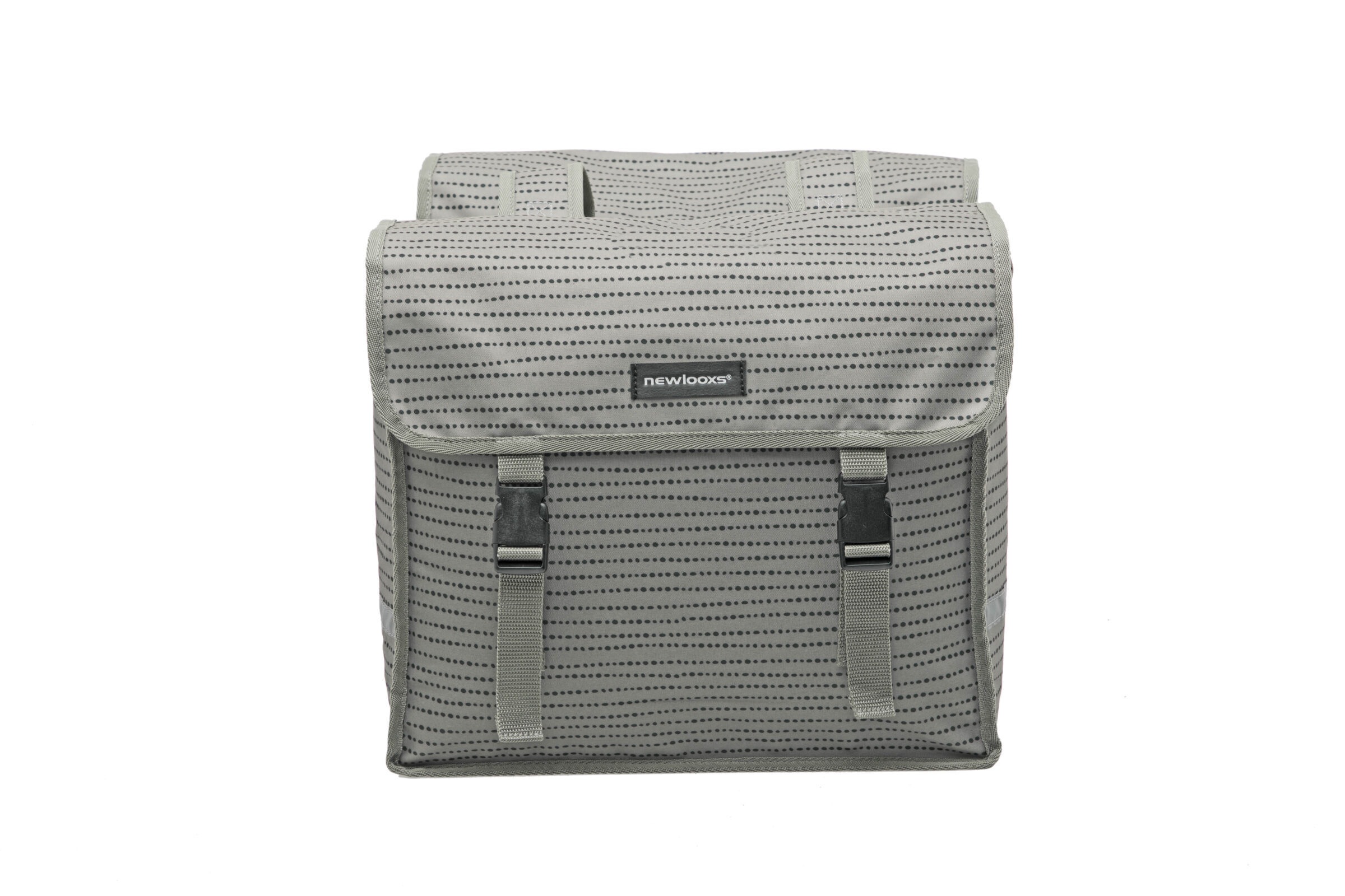 Gepäckträgertasche »Doppelpacktasche Fiori Double Nomi, Grey«